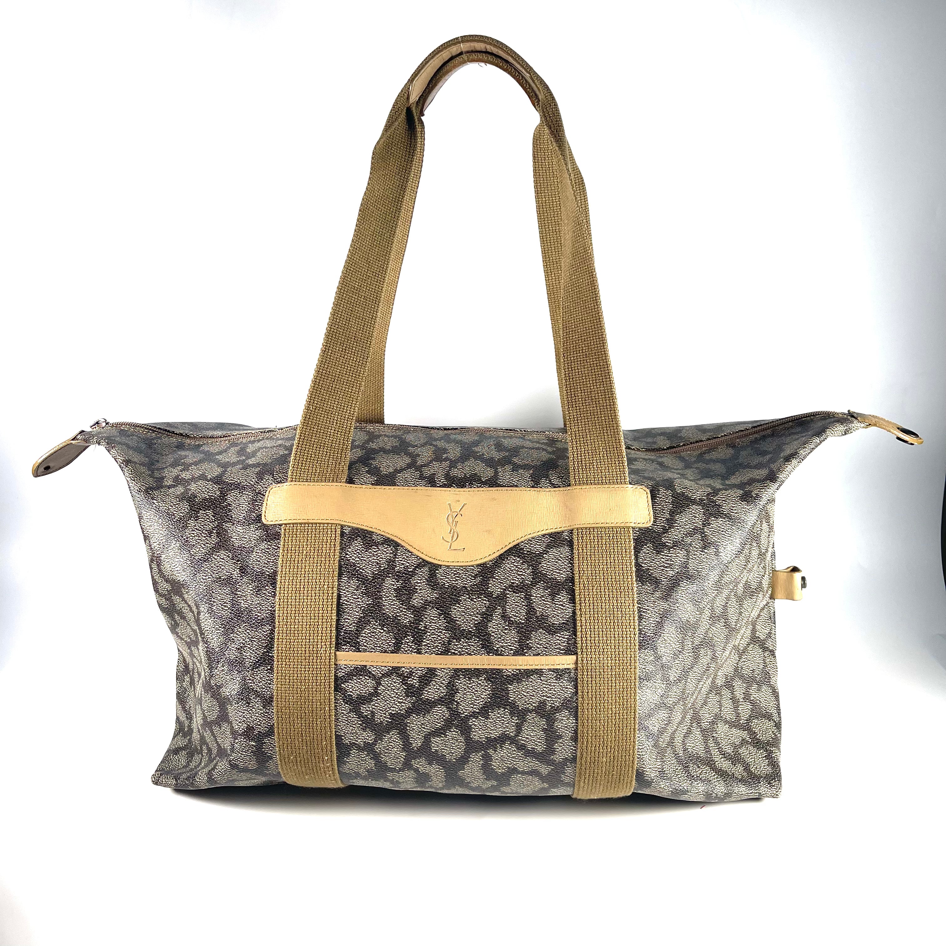 2512 secondhand SAINTLAURENT YSL Leopard hand bag