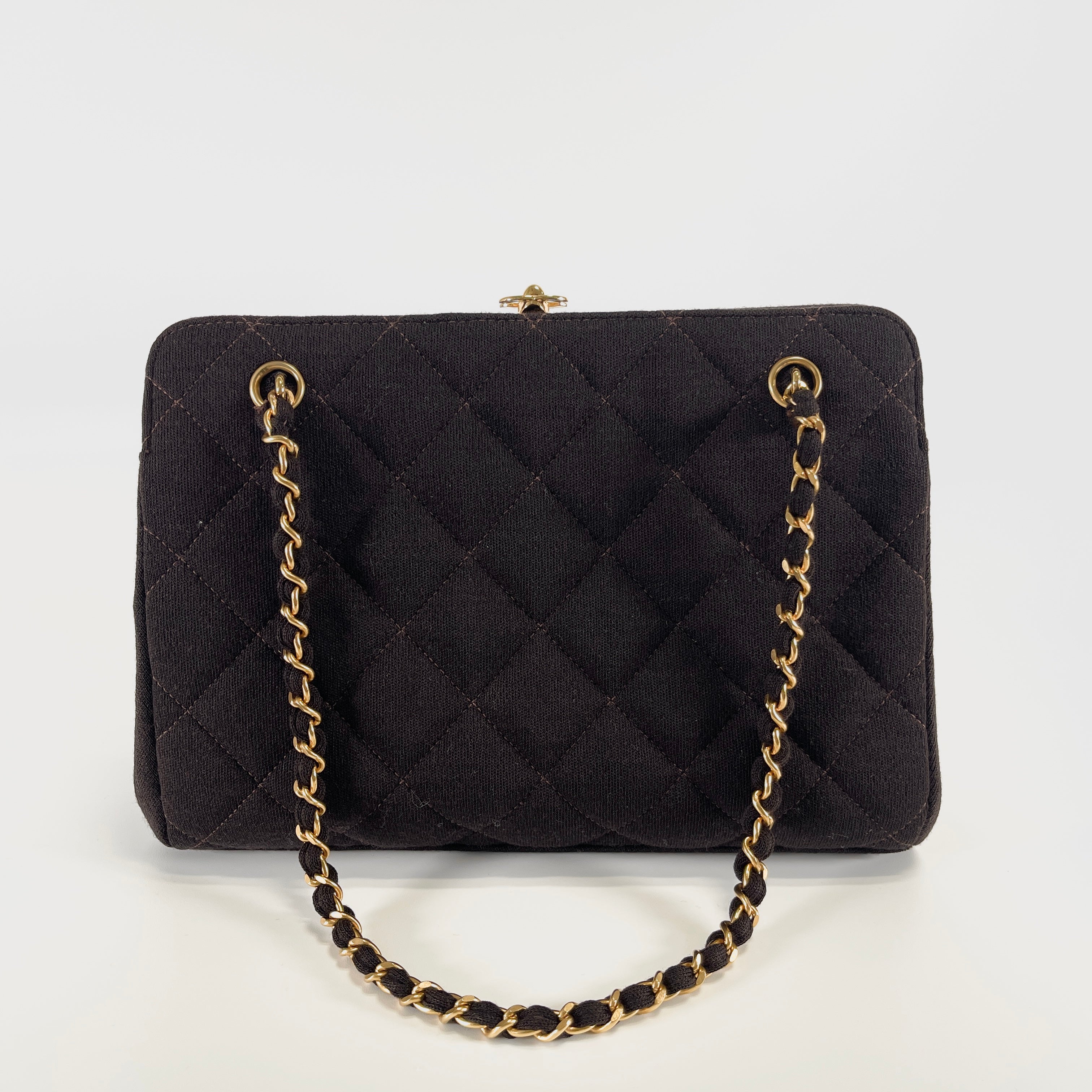 2605 secondhand CHANEL brand bag cotton mini chain hand