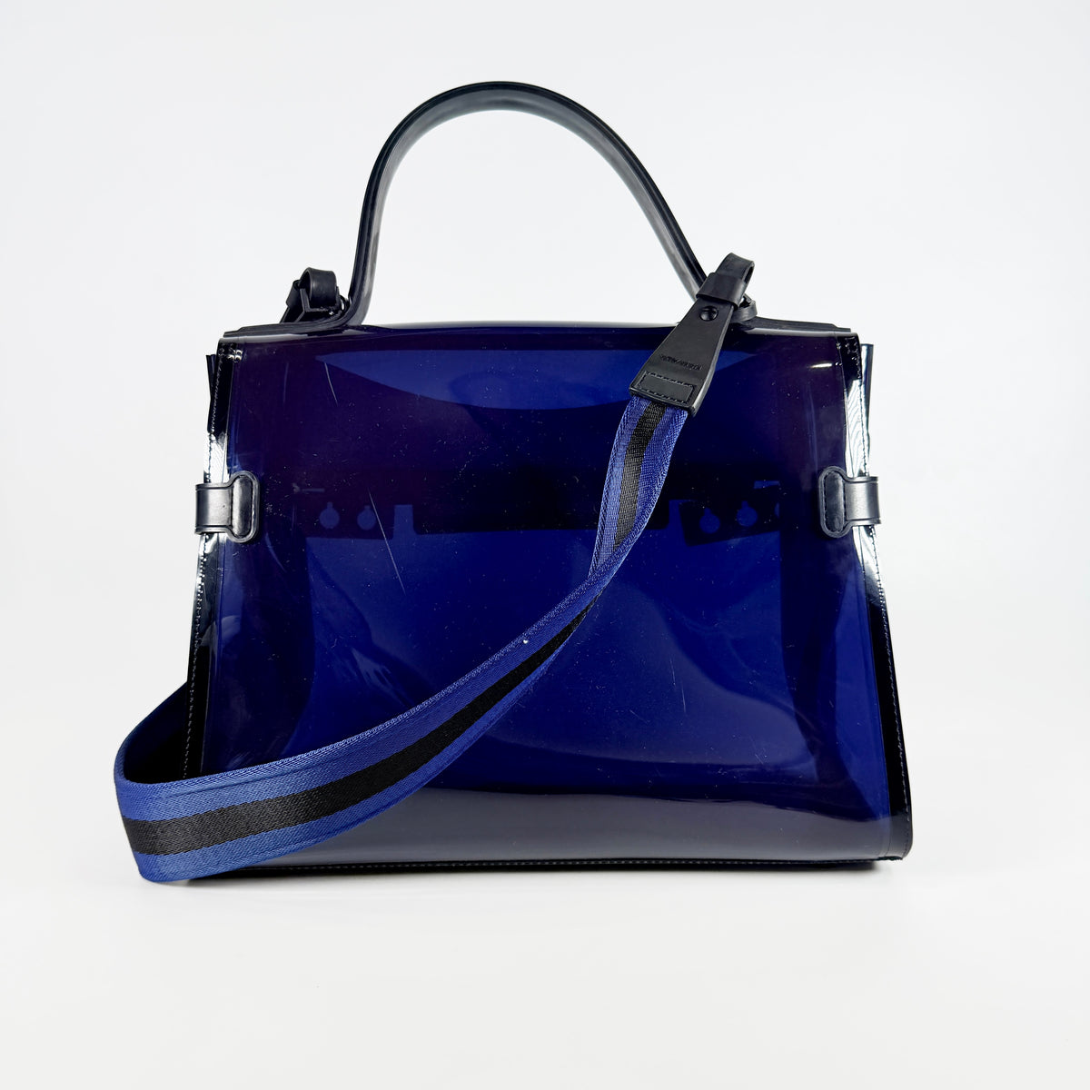 2606 secondhand Delvaux Tempete Dark Night 70 2Way Bag