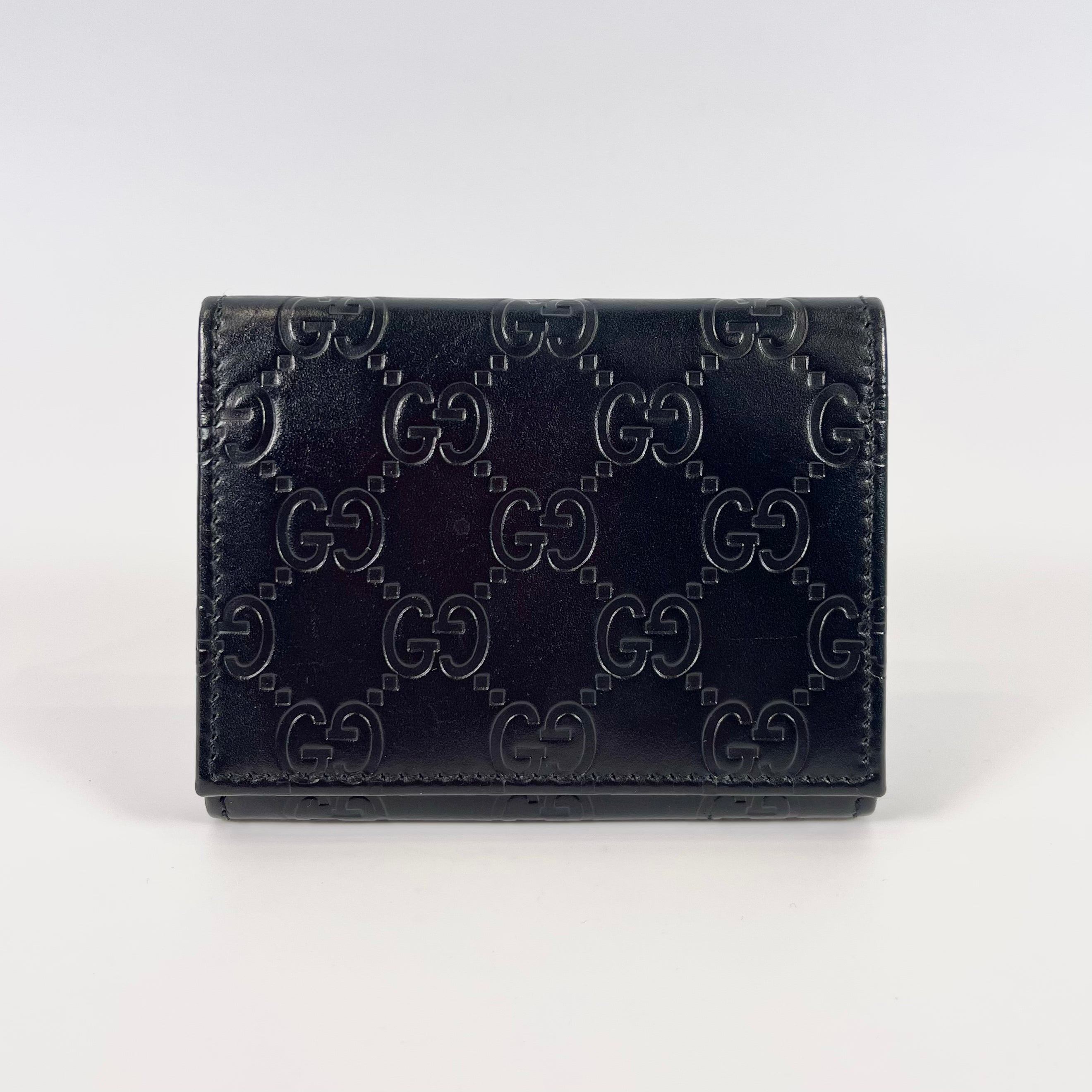2512 secondhand GUCCI Guccissima cardcase