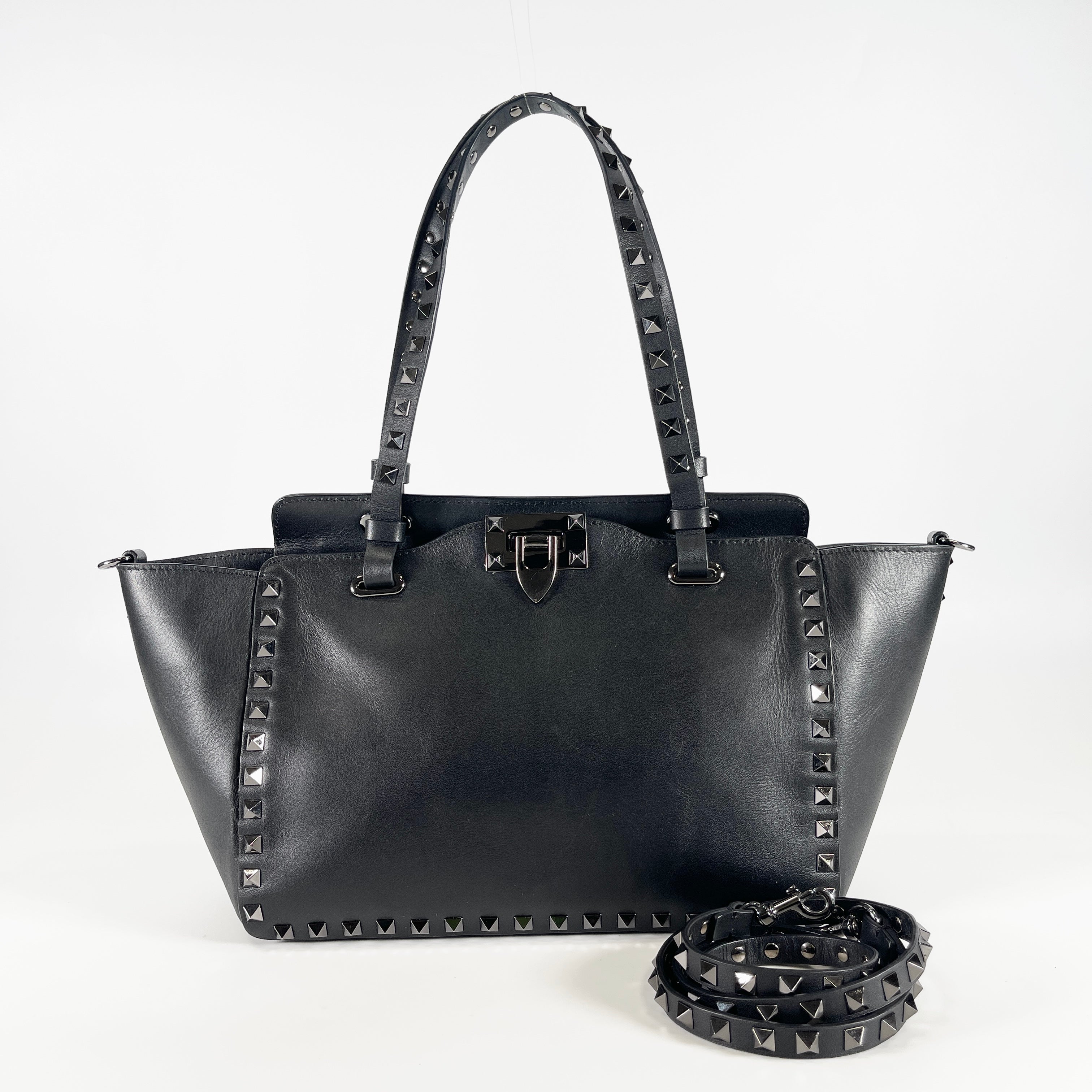 2512 secondhand VALENTINO studs 2WAY strap black