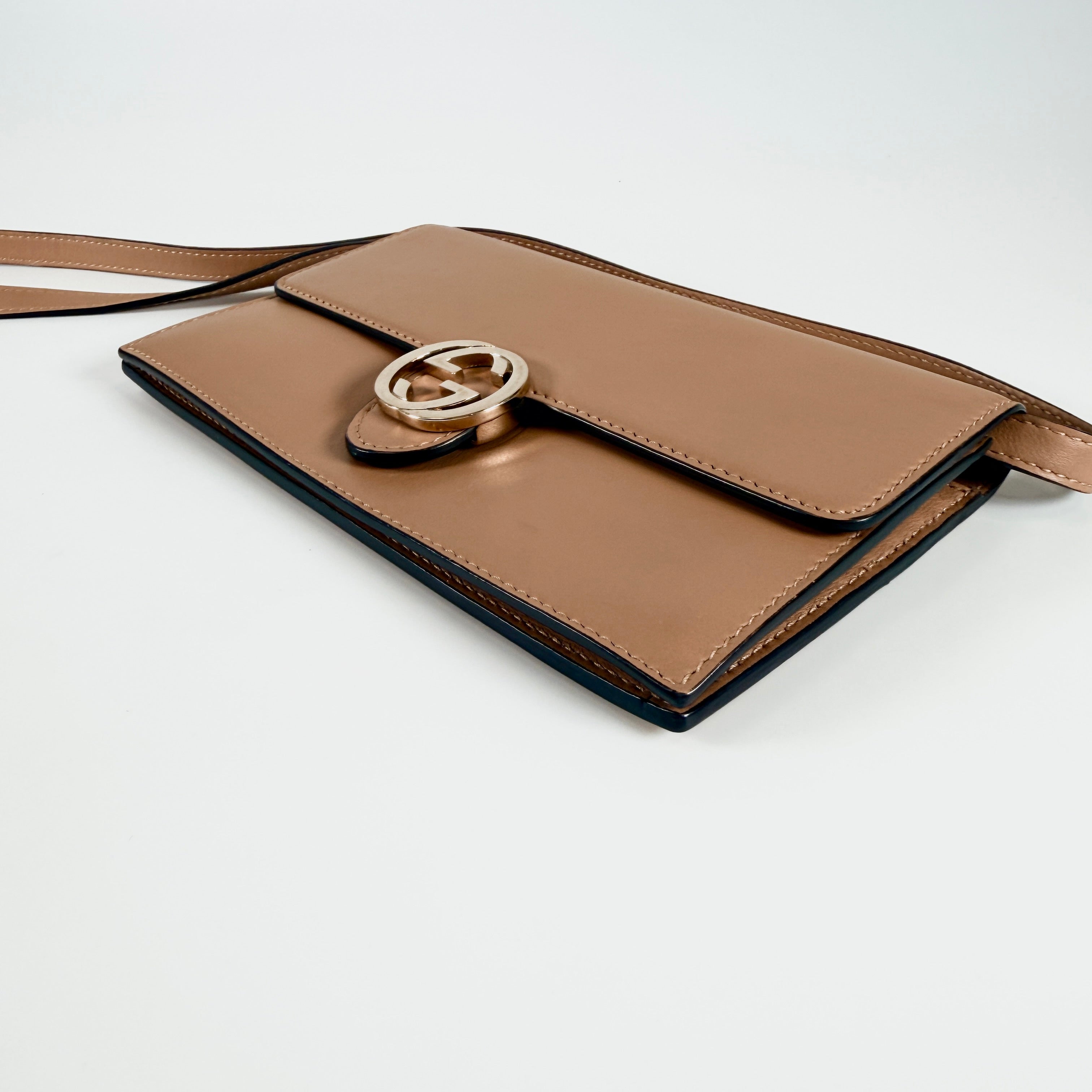 2606 secondhand GUCCI Interlocking G shoulder Wallet