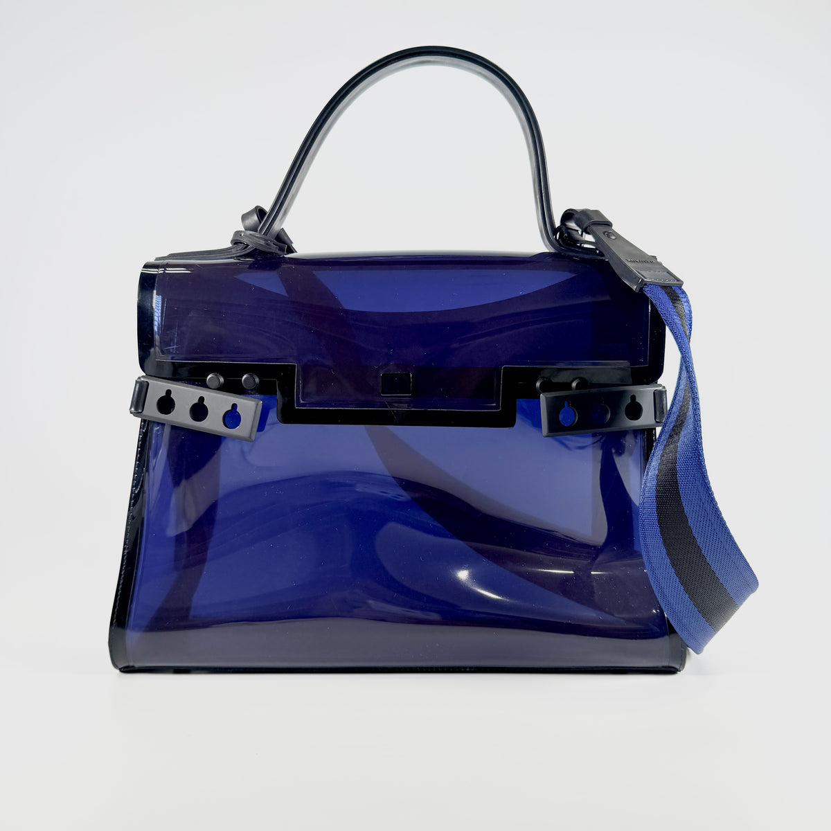 2606 secondhand Delvaux Tempete Dark Night 70 2Way Bag
