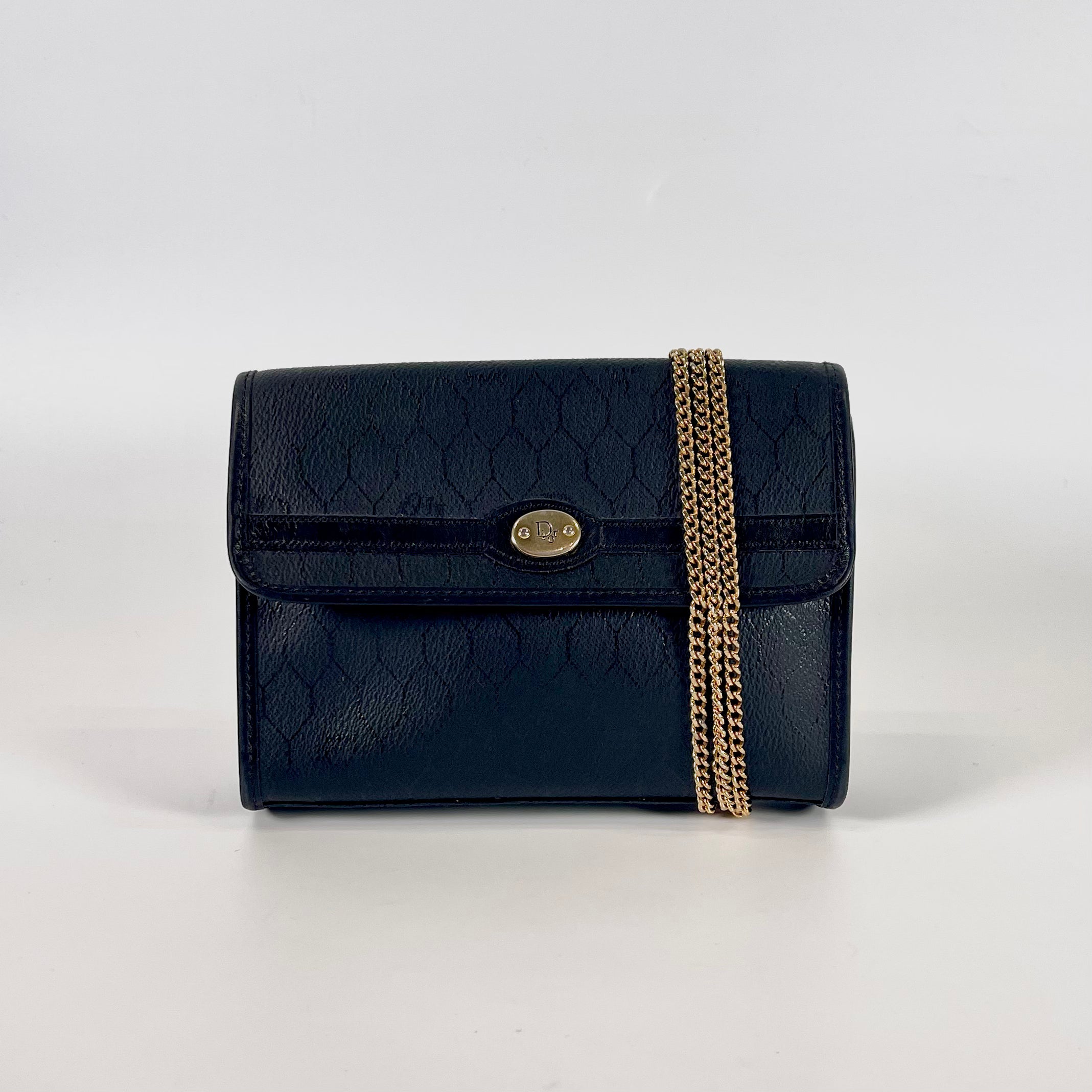 2511 CD Dior Honeycomb Chain Shoulder Bag