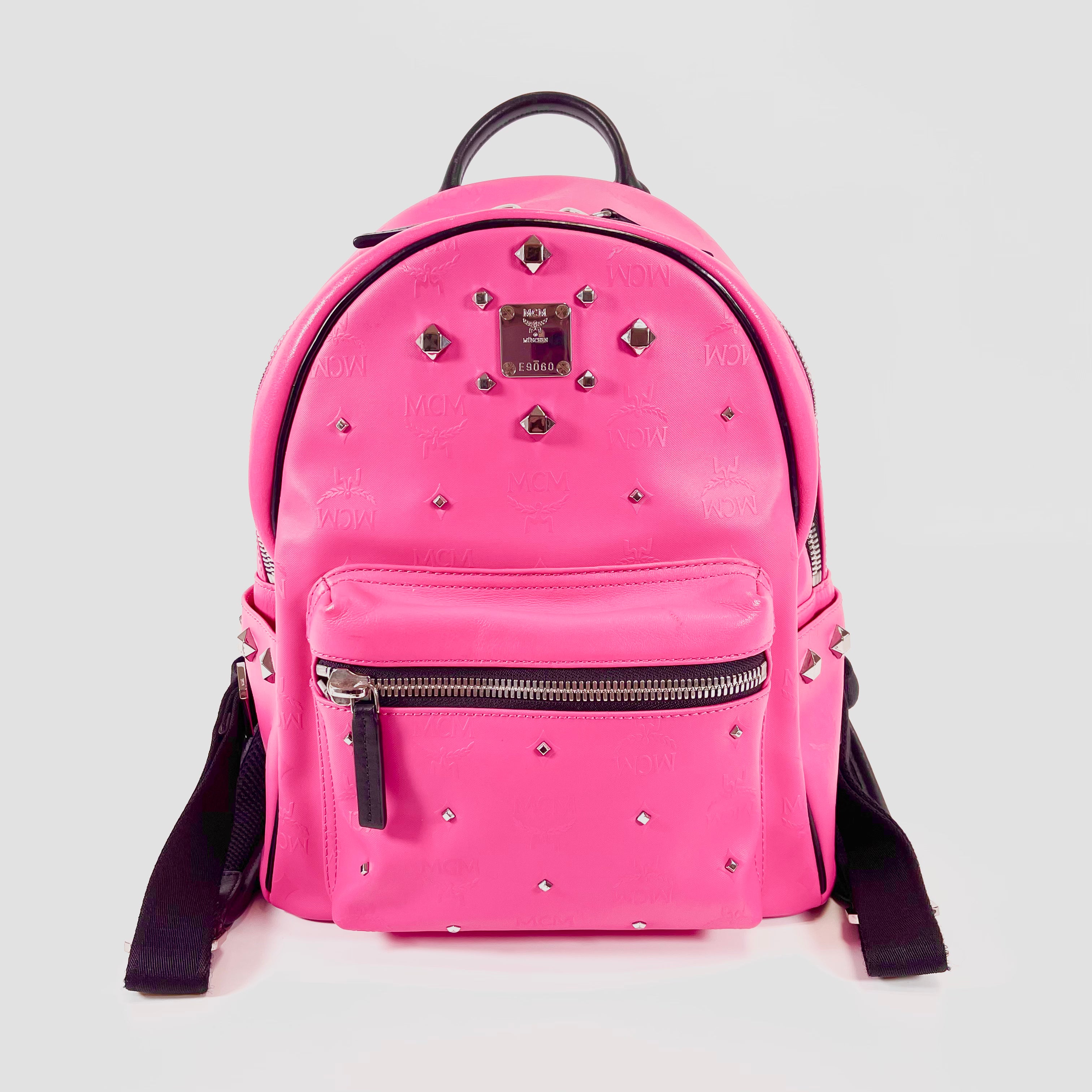 2604 secondhand MCM PVC coating backpack