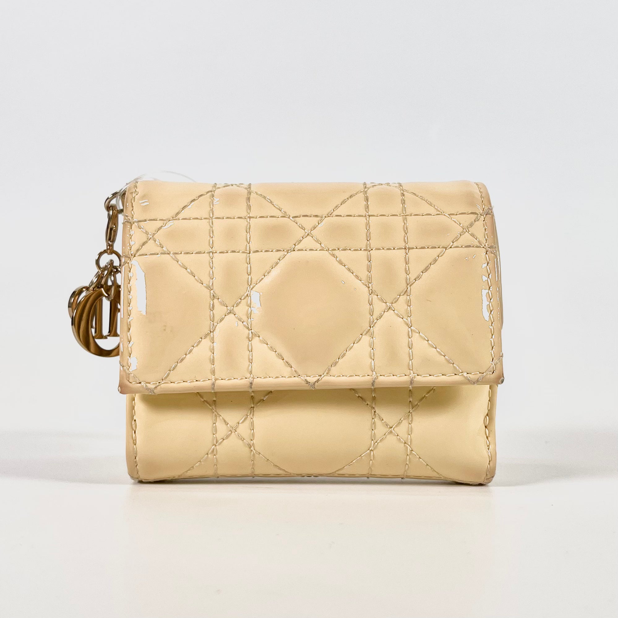 2512 secondhand CD LADY DIOR LOTUS WALLET / Coin Case