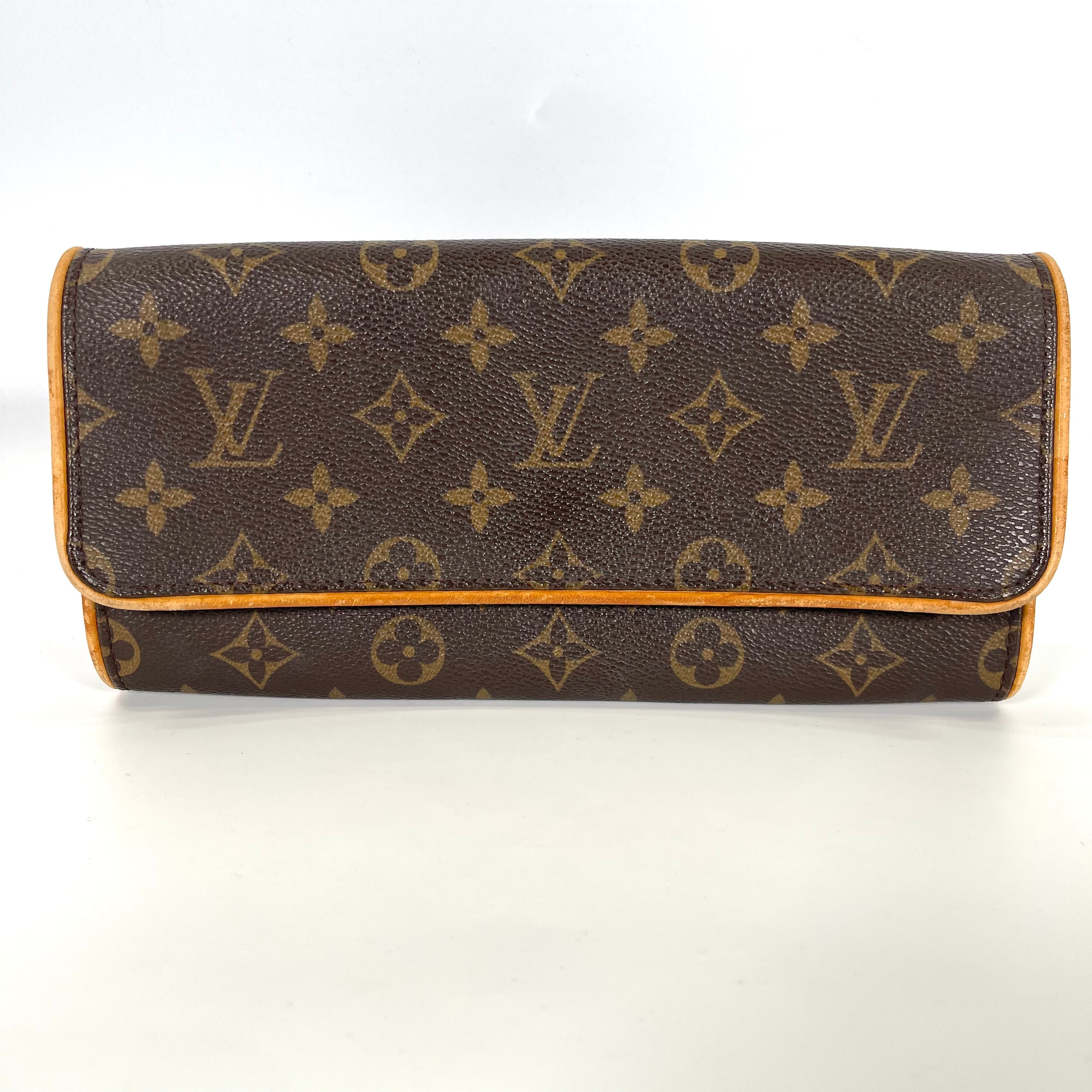 2511 Louis Vuitton Monogram Pochette twin GM Brown