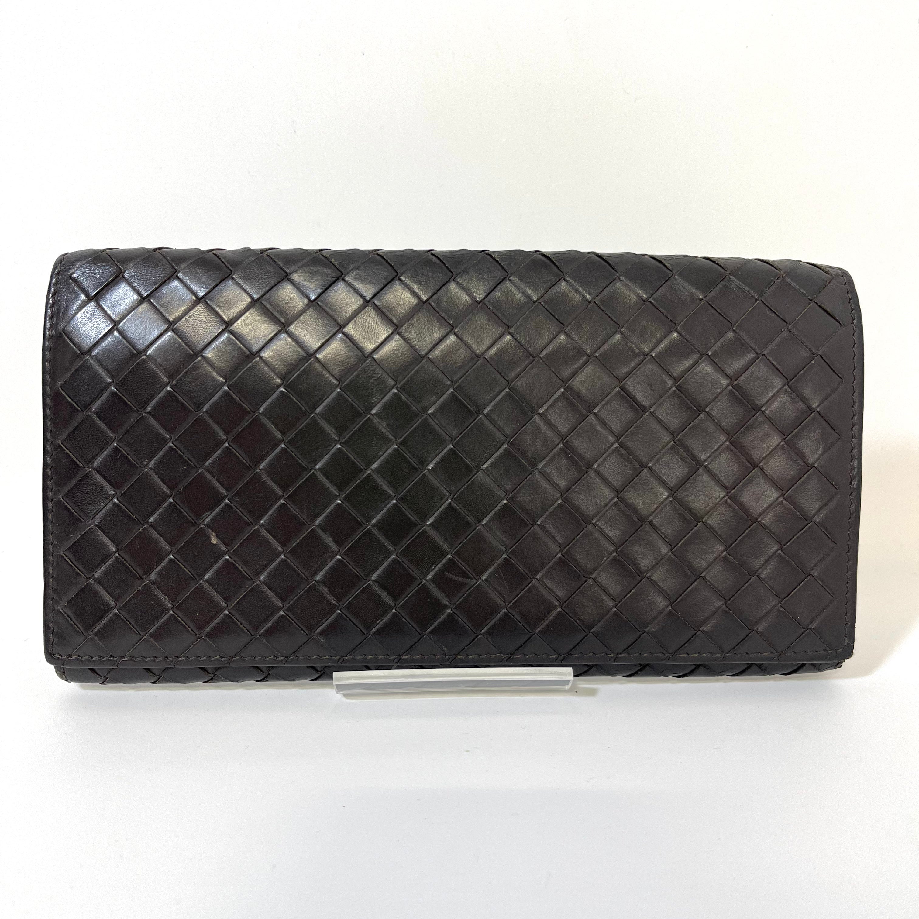 2511 BOTTEGA VENETA Intrecciato Calfskin Zip Long Wallet