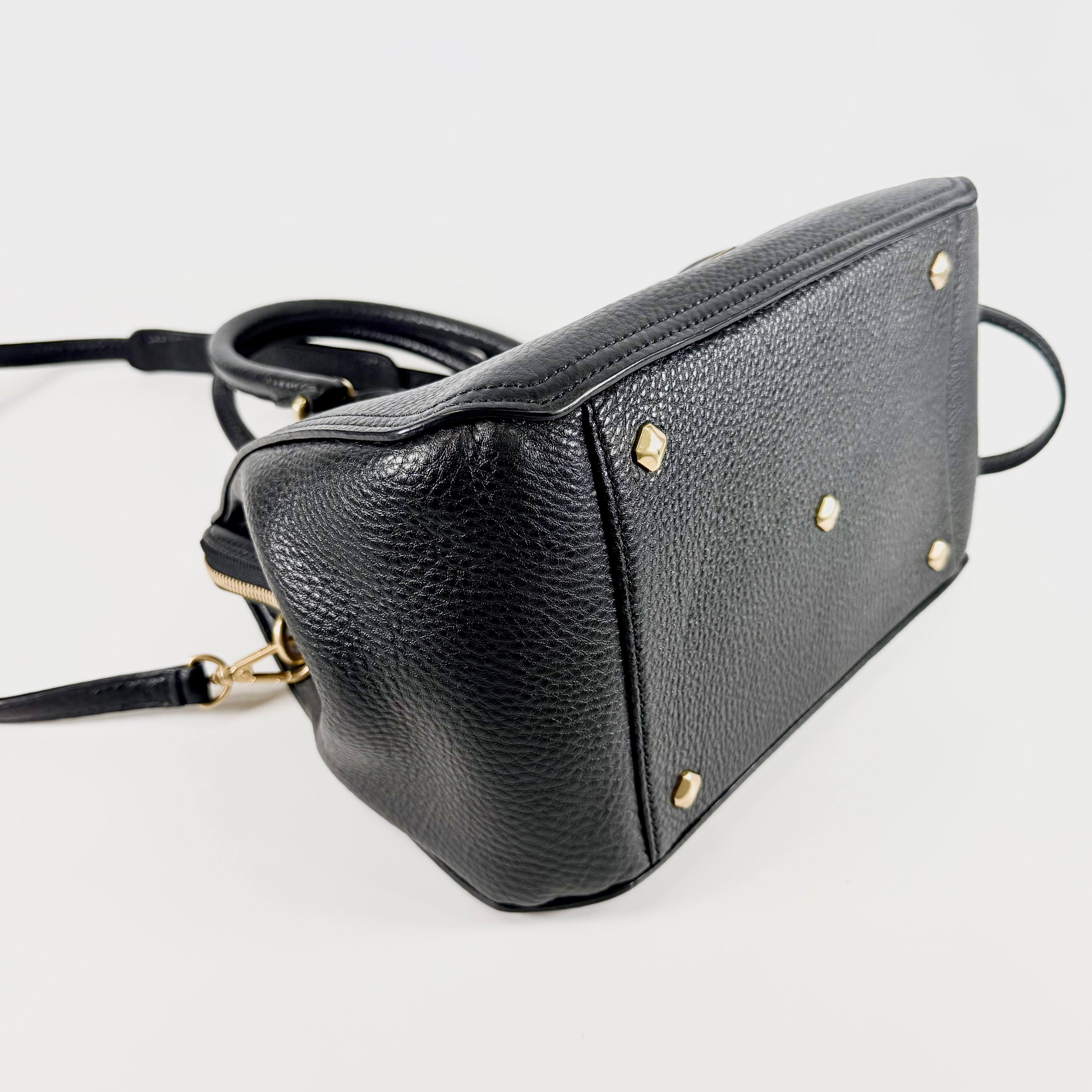 2608 secondhand MCM hand bag 2WAY hand bag black