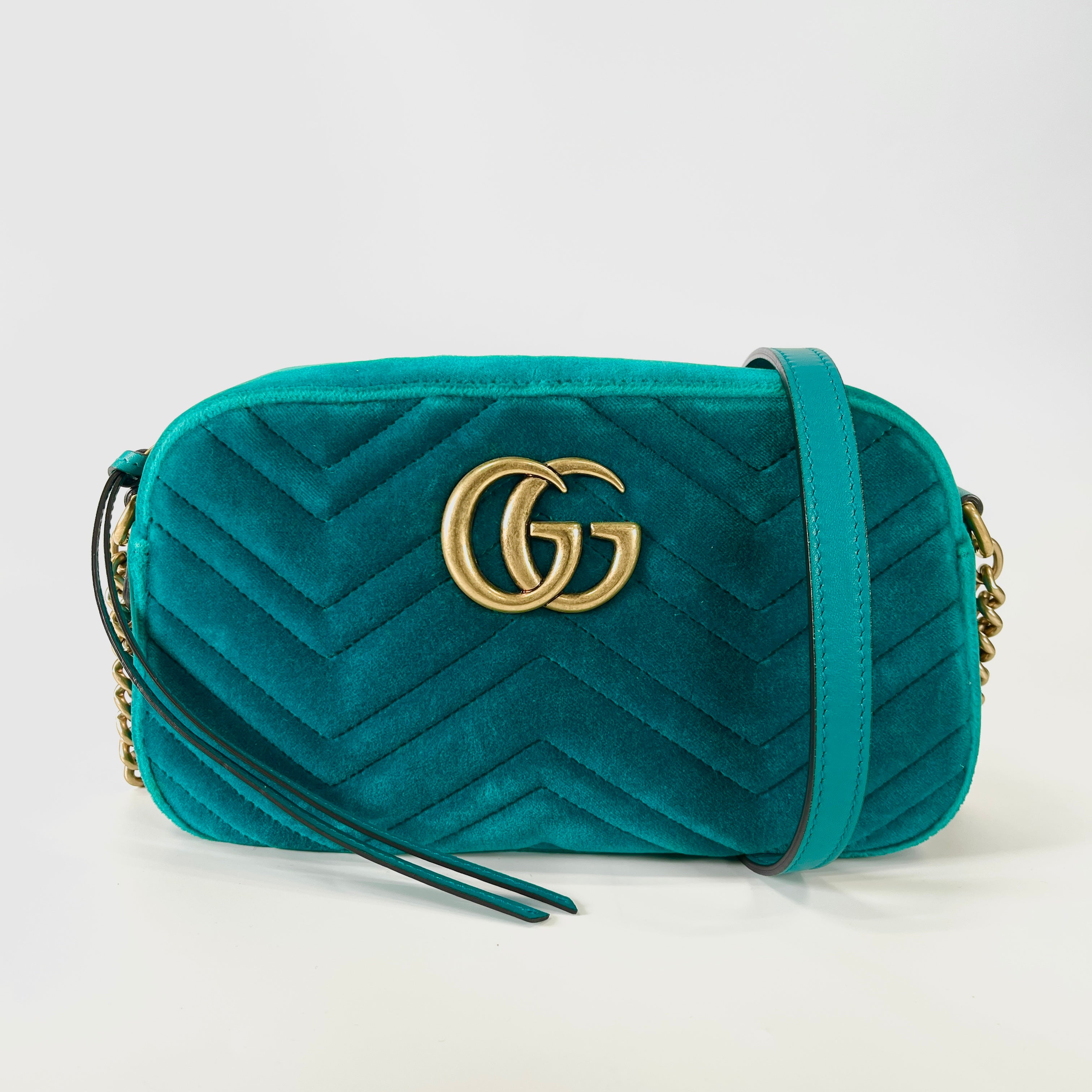 2603 secondhand GUCCI GG Marmont Chain Shoulder