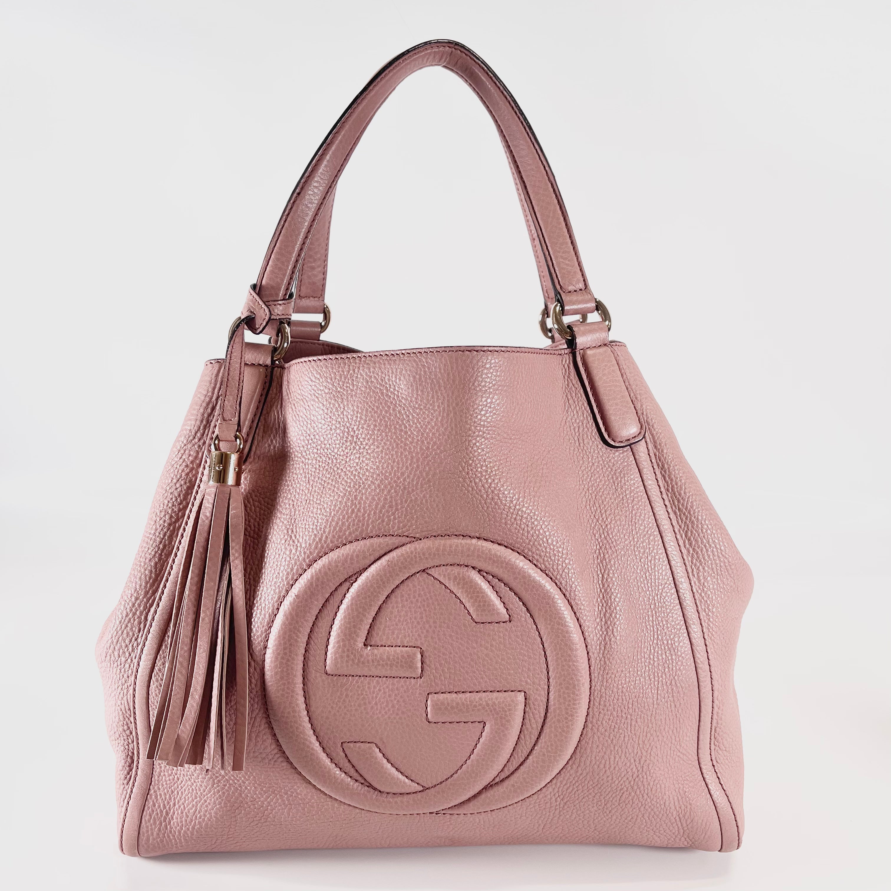 2603 secondhand GUCCI Soho 2WAY bag pink