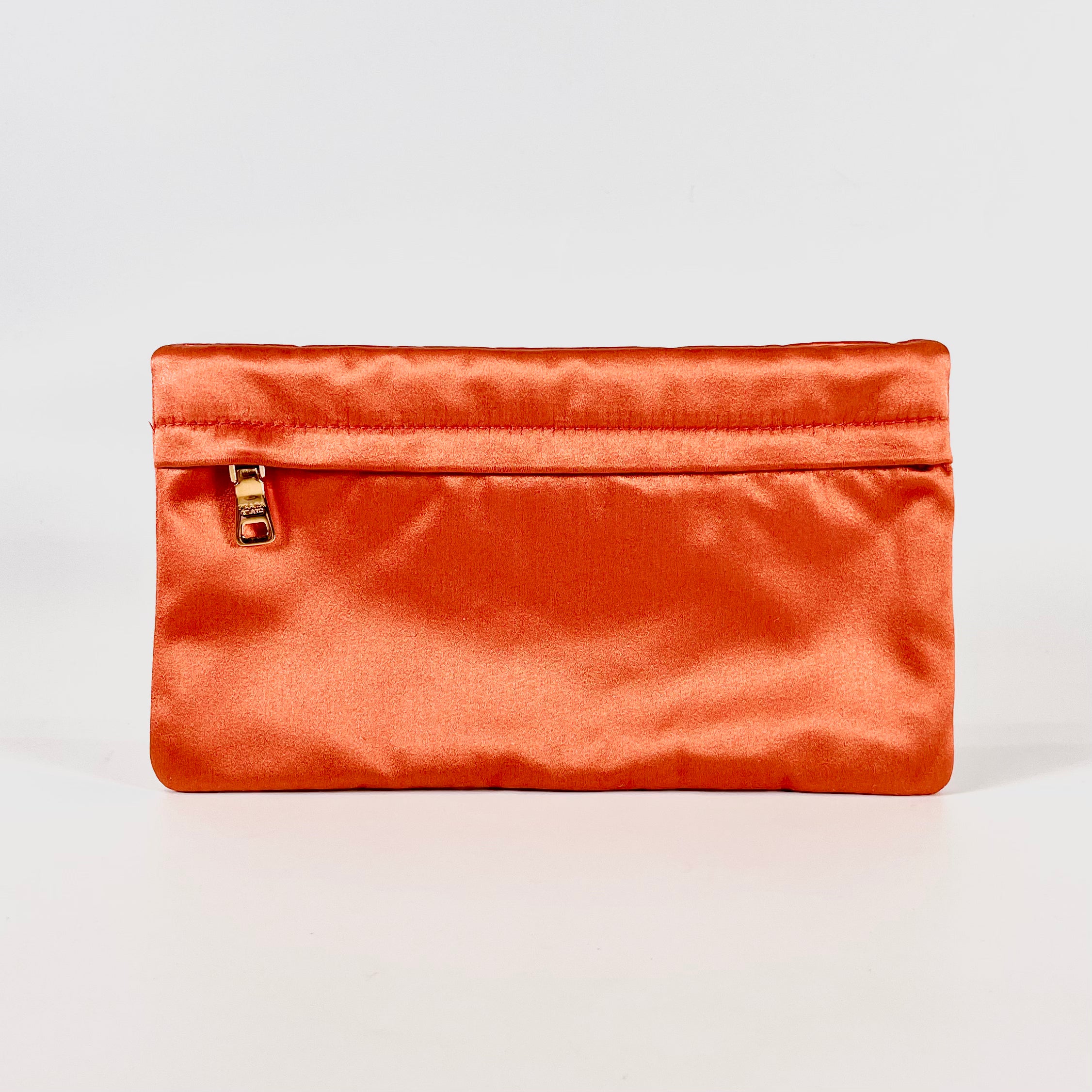 2512 secondhand PRADA satin pouch