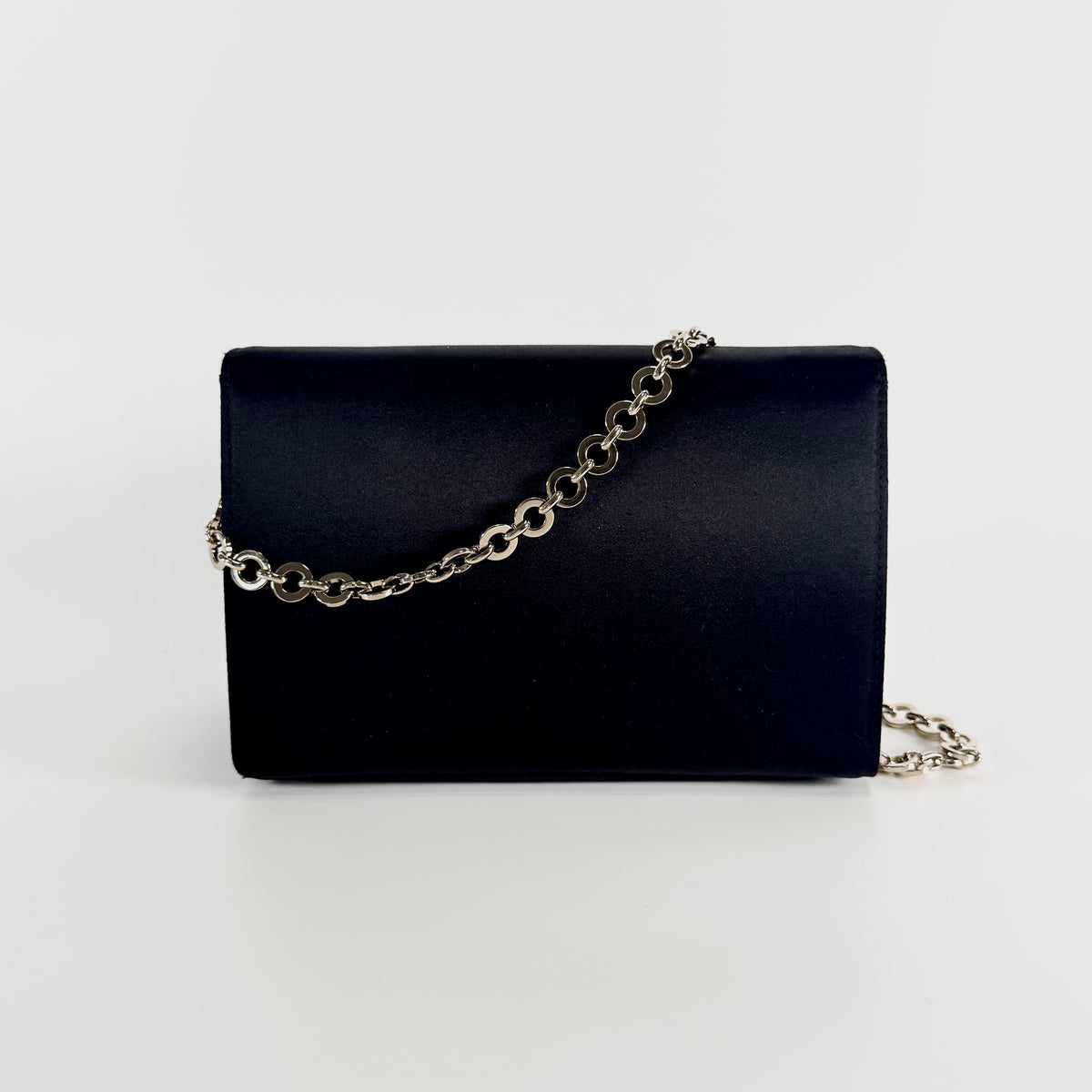 2606 secondhand Ferragamo Gancini Semi shoulder black