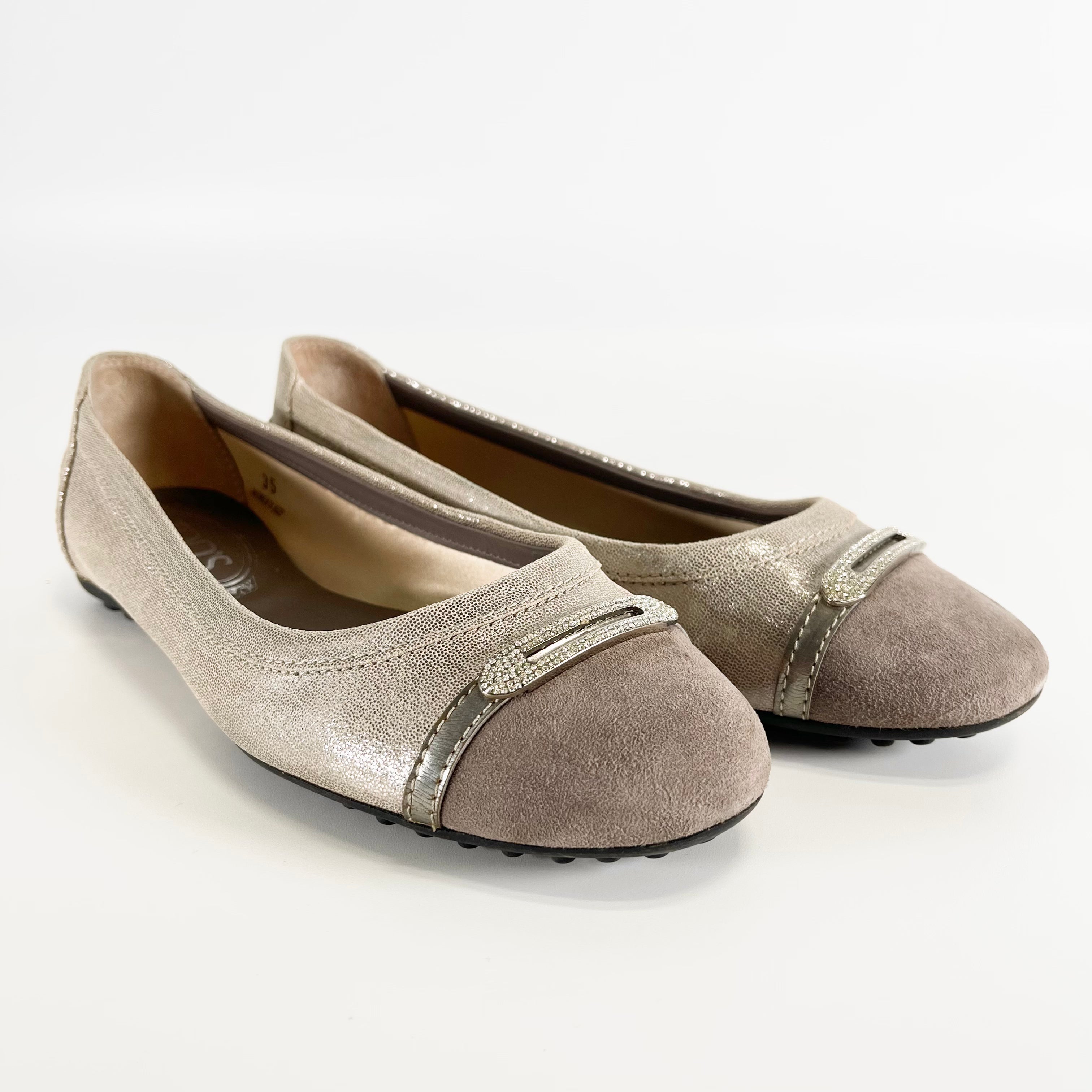 2603 secondhand Tod's shoes gray box 39