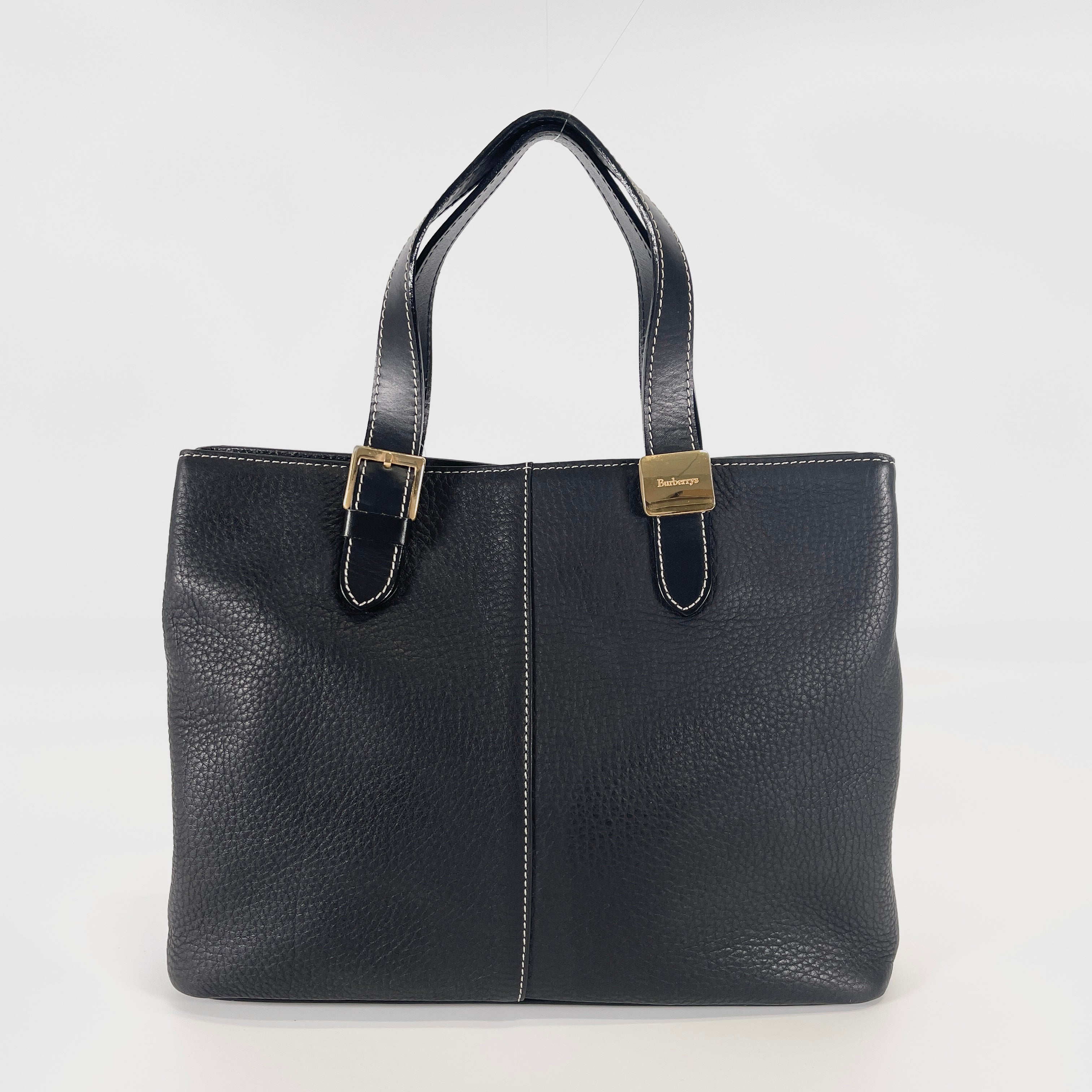 2604 secondhand BURBERRY Nova Check hand bag hand bag