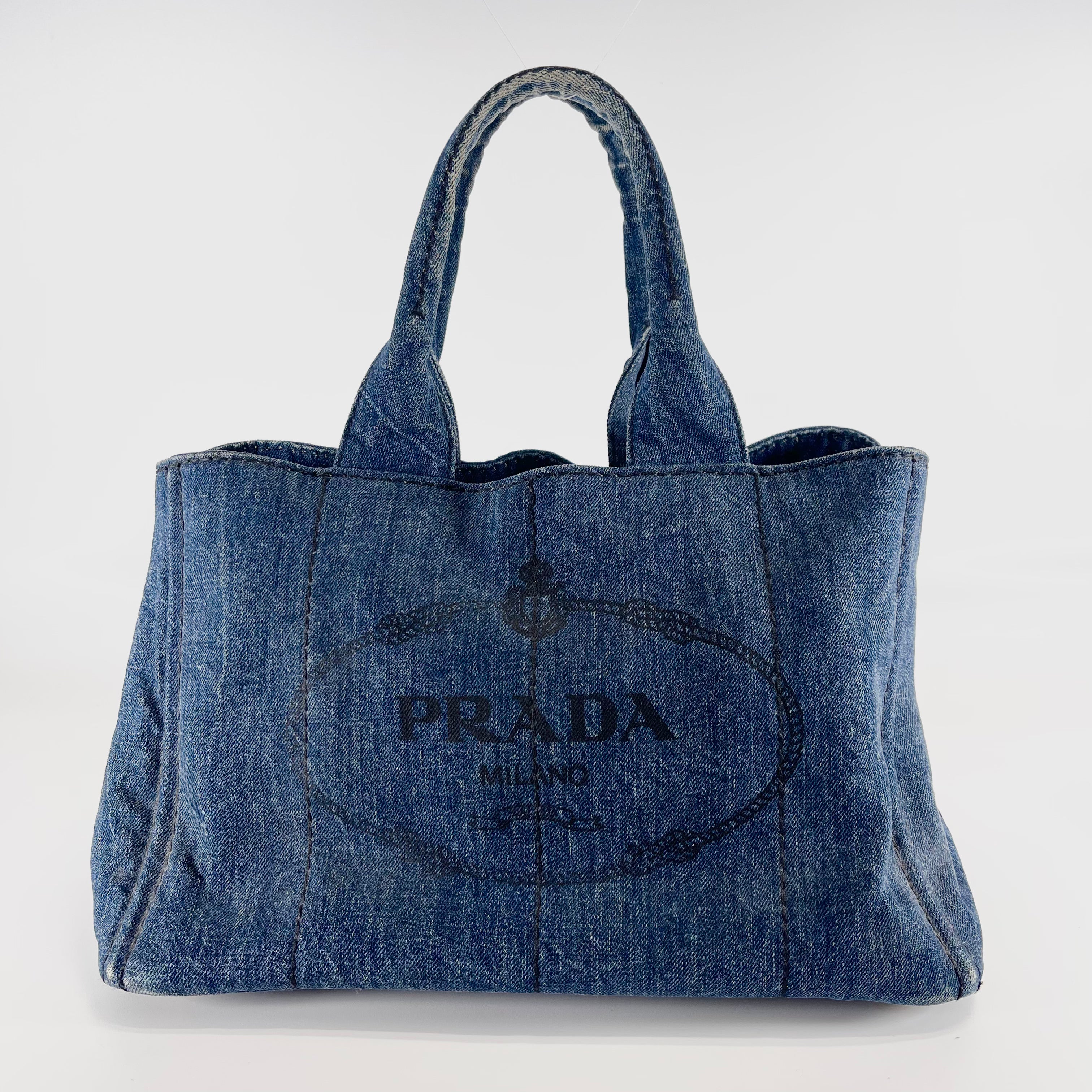 2603 secondhand PRADA Canapa Tote #M