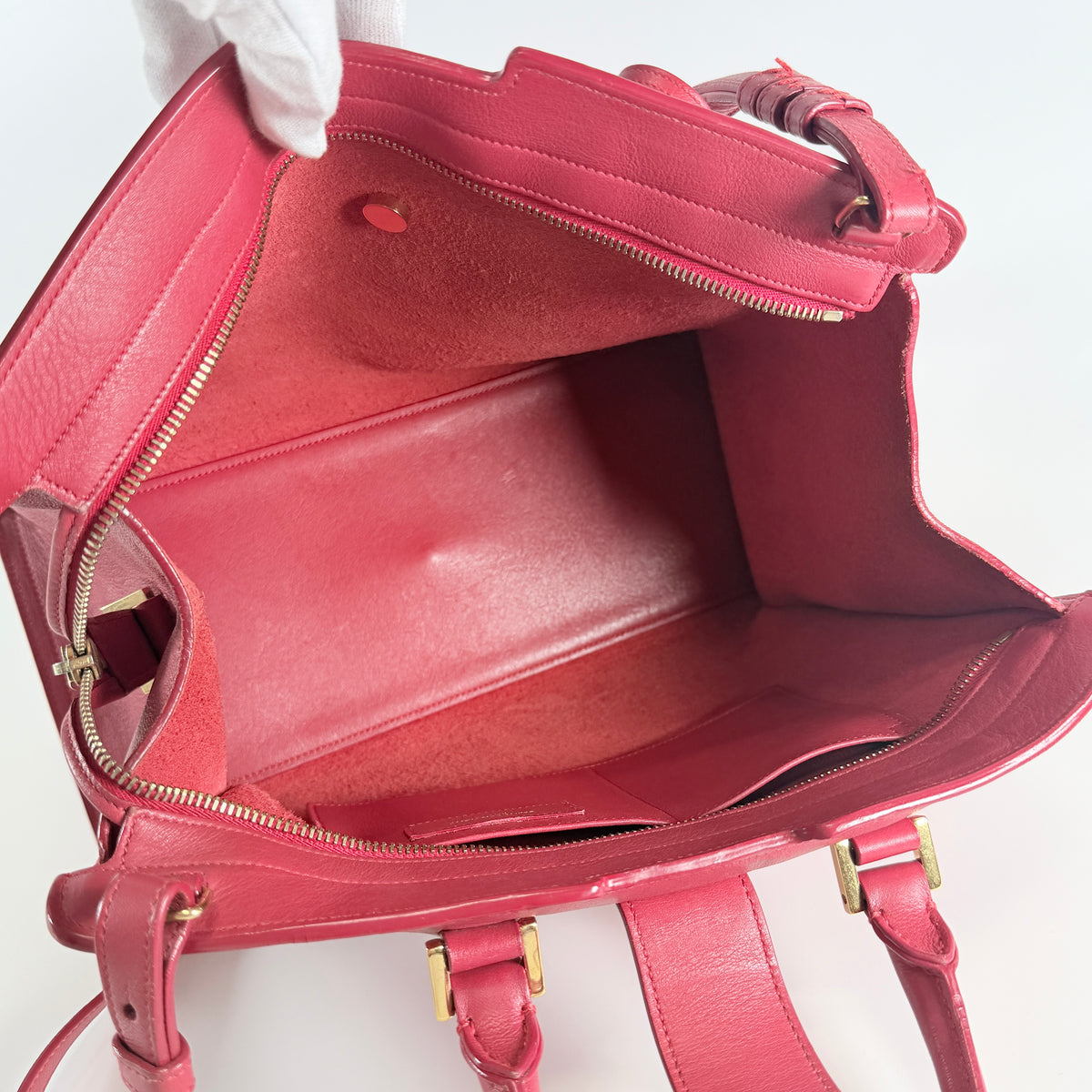 2607 secondhand SAINTLAURENT 2WAY Cabas hand bag