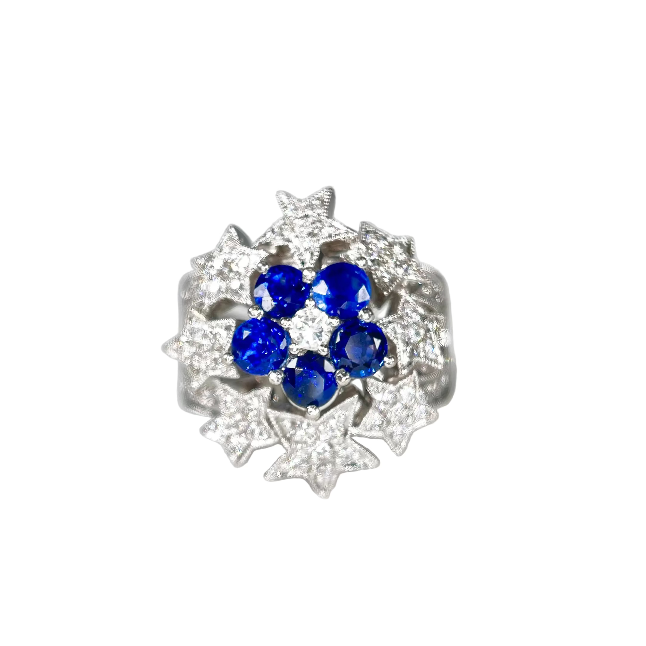 2602 secondhand K18WG S1.60ct/D0.66ct 13g #11