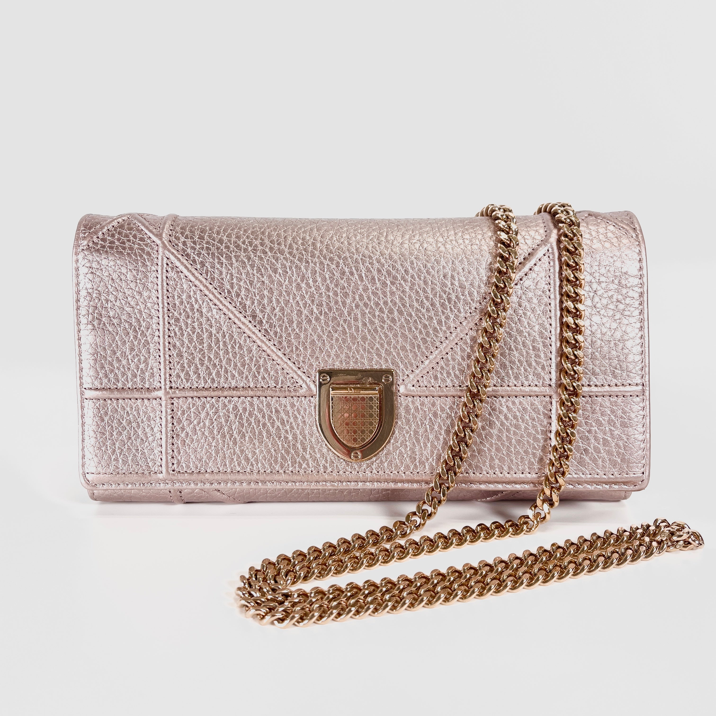 2604 secondhand CD Diorama Chain Wallet