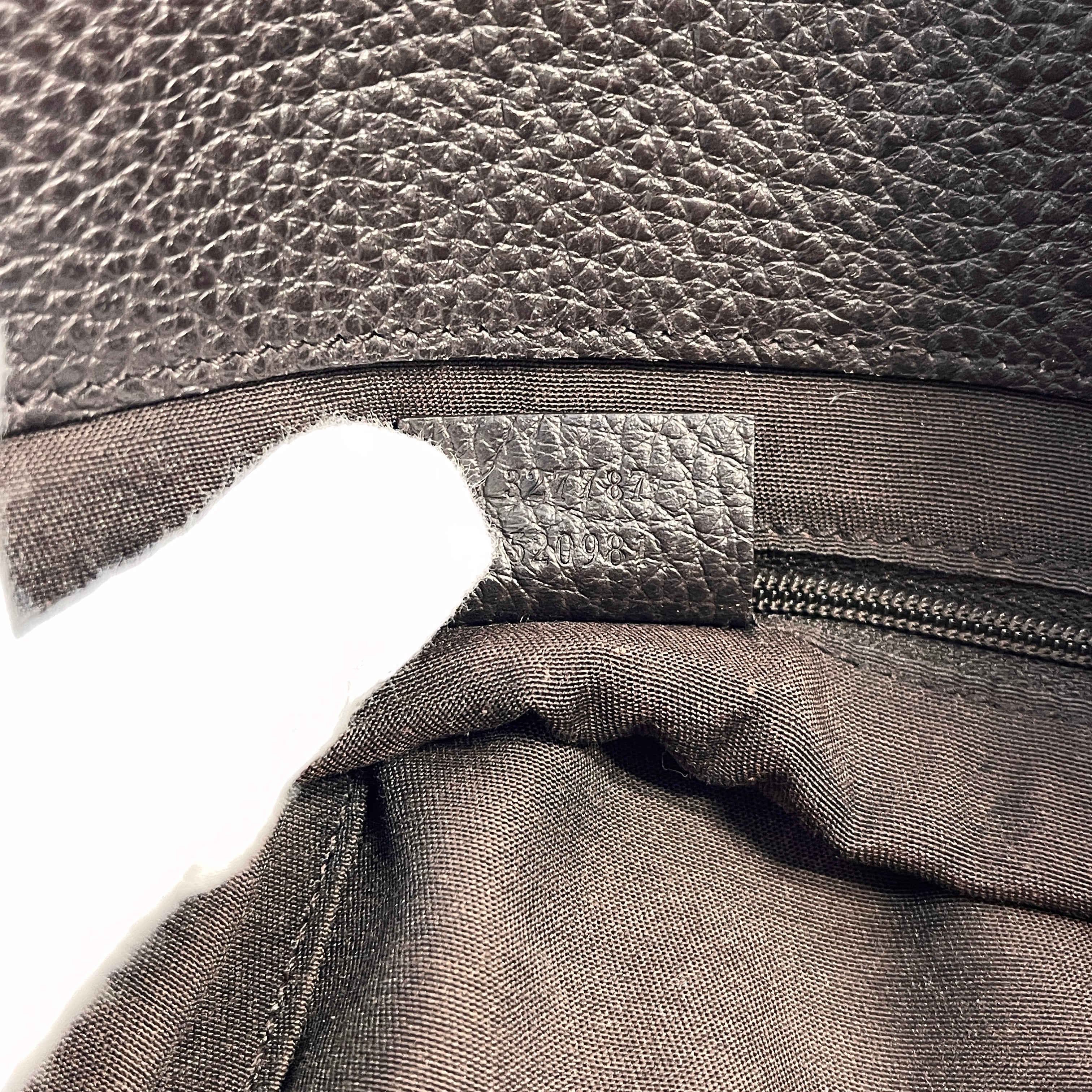 2604 secondhand GUCCI hand bag GG Pattern Abby Brown