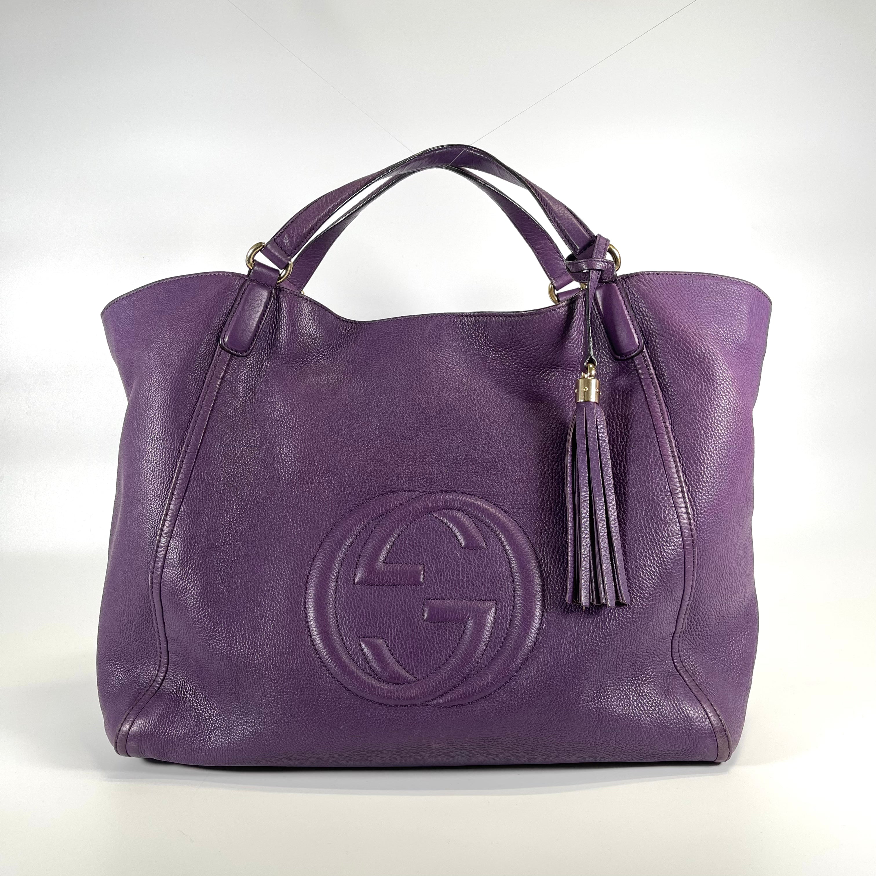 2601 GUCCI Soho Tote Bag 283308 purple