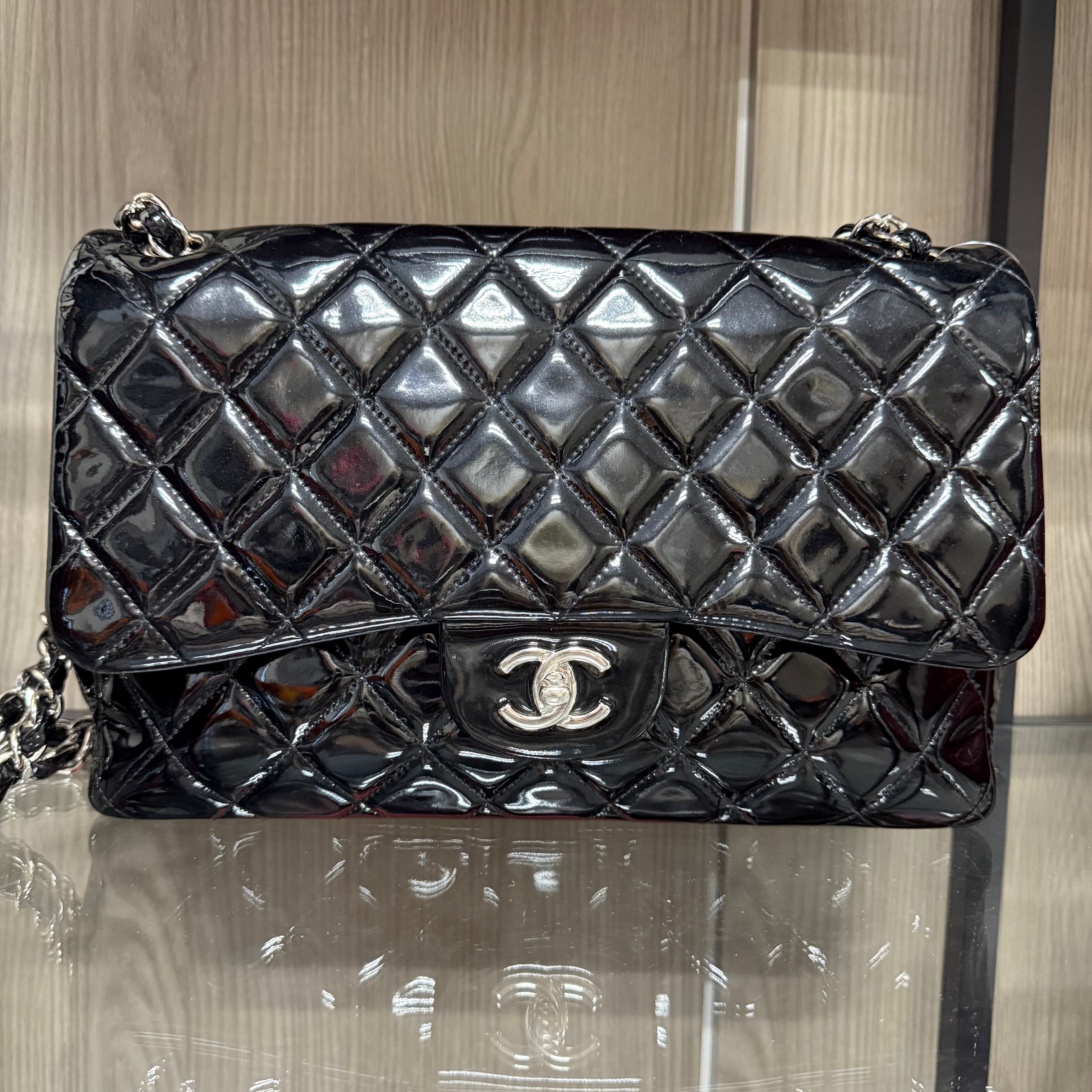 2503 Chanel Decamato Bag Patent Leather