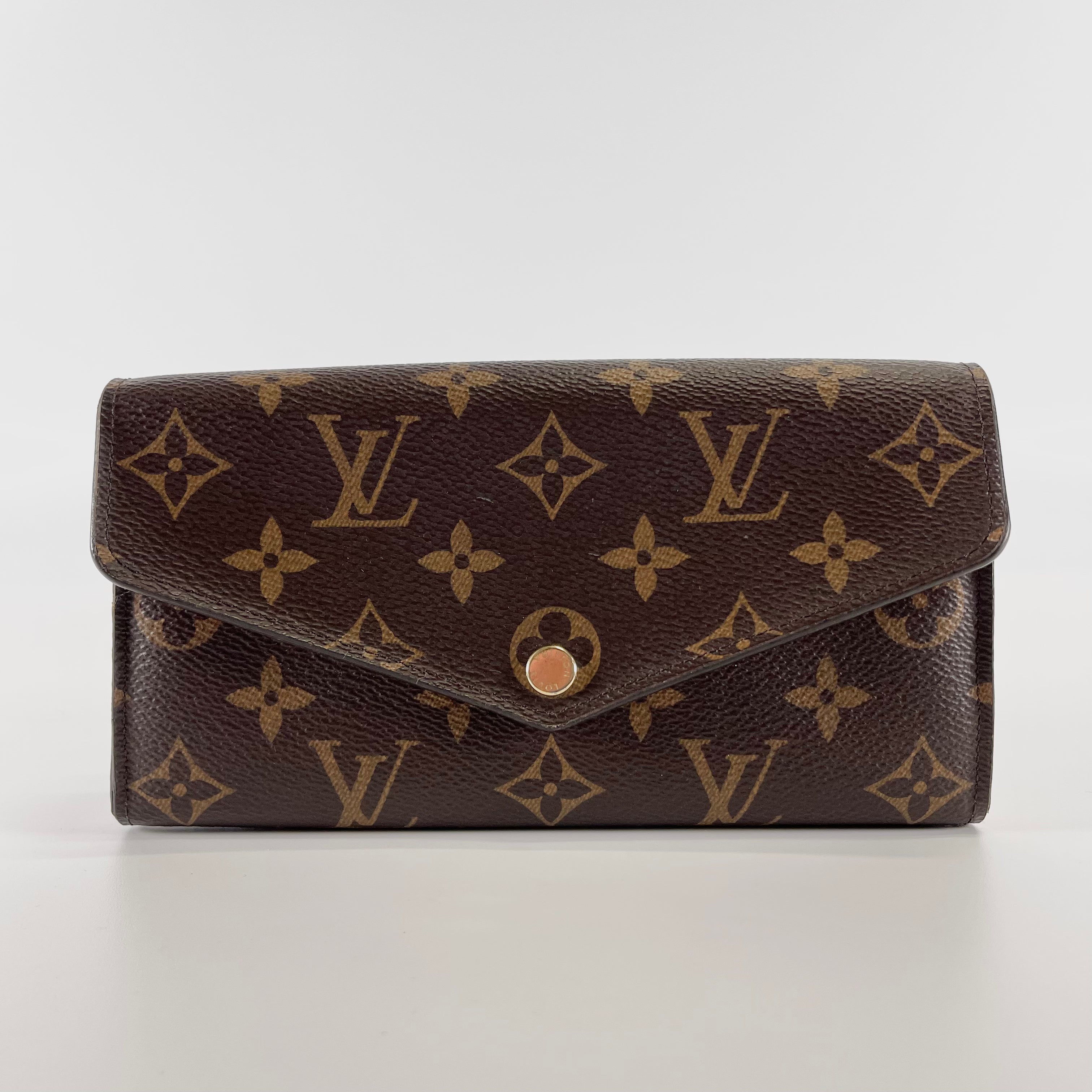 2603 secondhand LV Monogram ★ Portefeuille Sarah Rose Ballerina