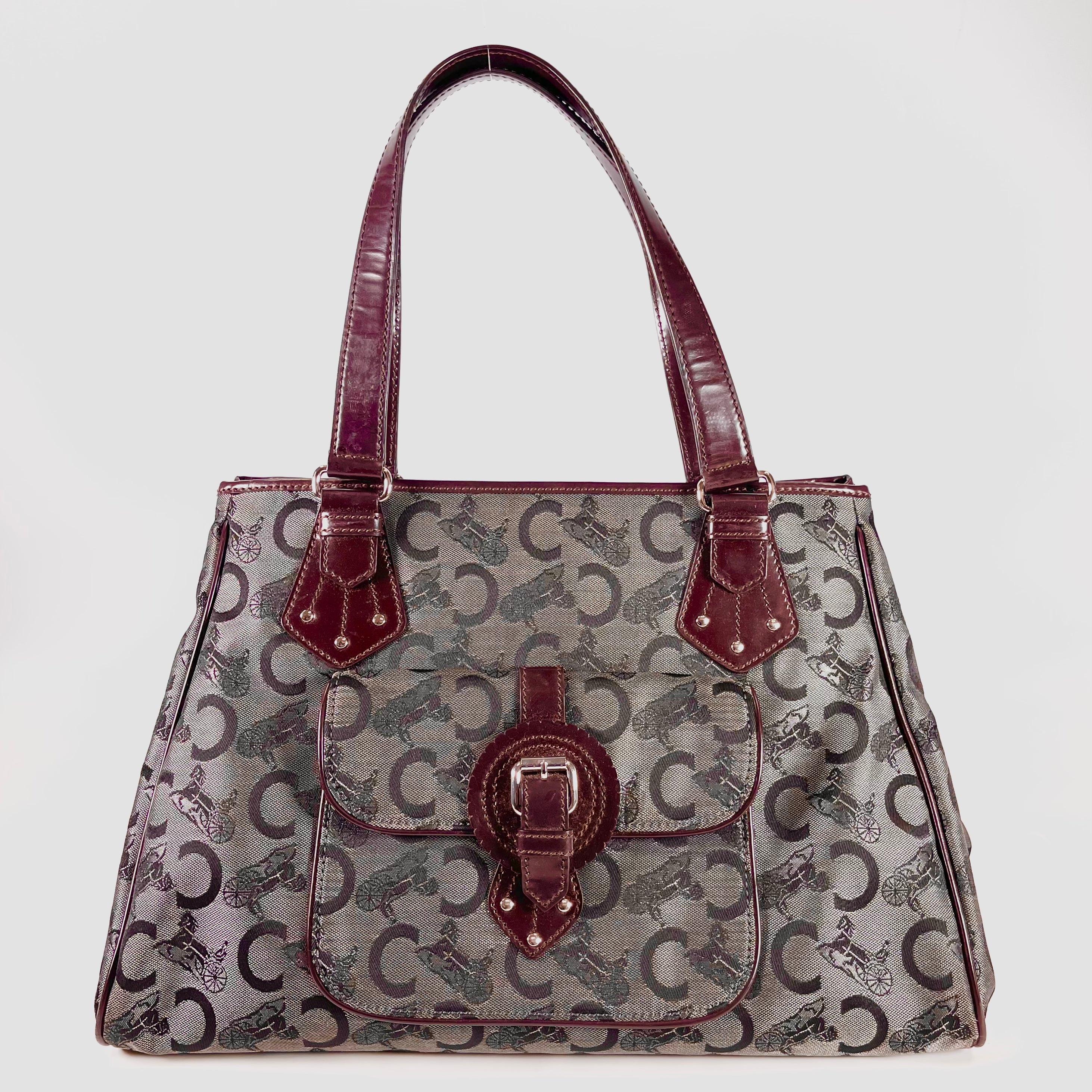 2602 secondhand CELINE C Macadam hand bag