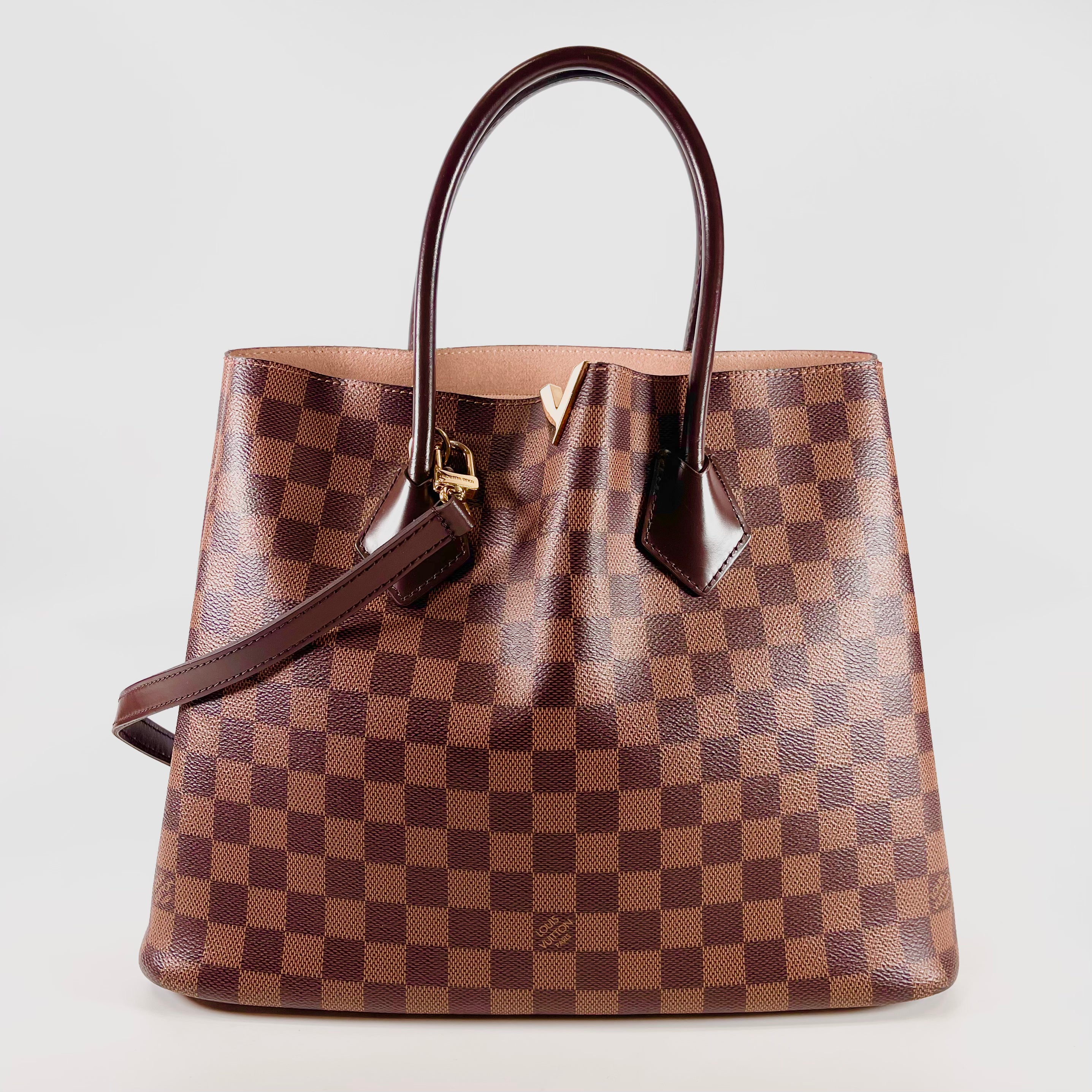 2602 secondhand LV brand bag N41435 Kensington strap