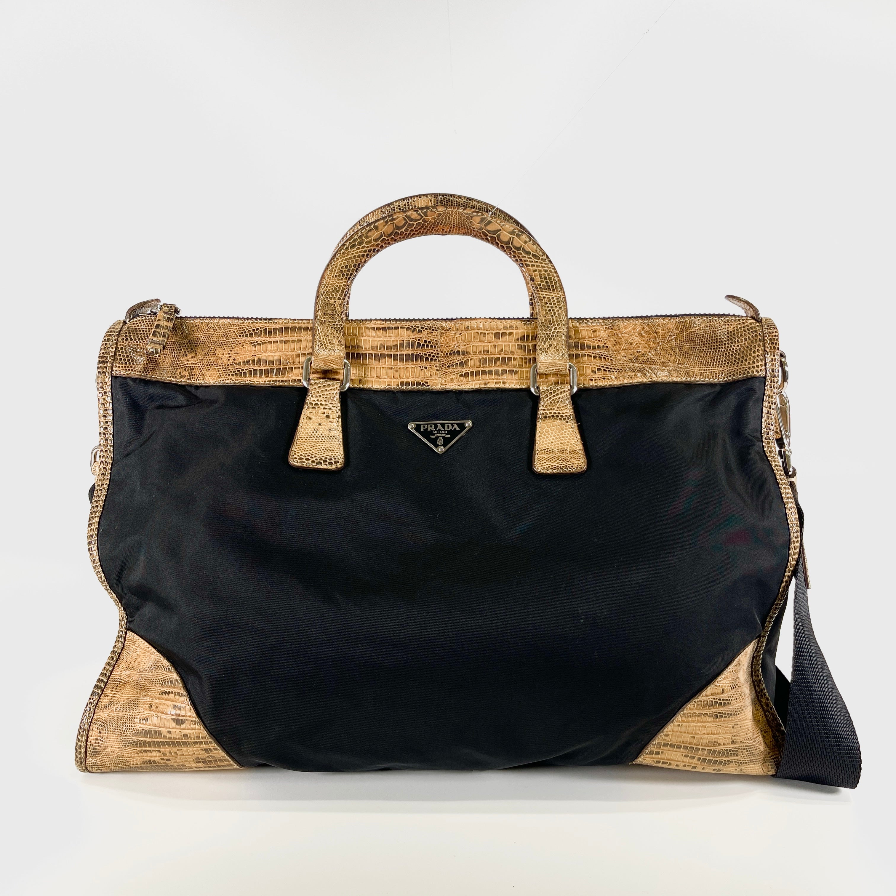 2605 secondhand PRADA nylon 2way bag