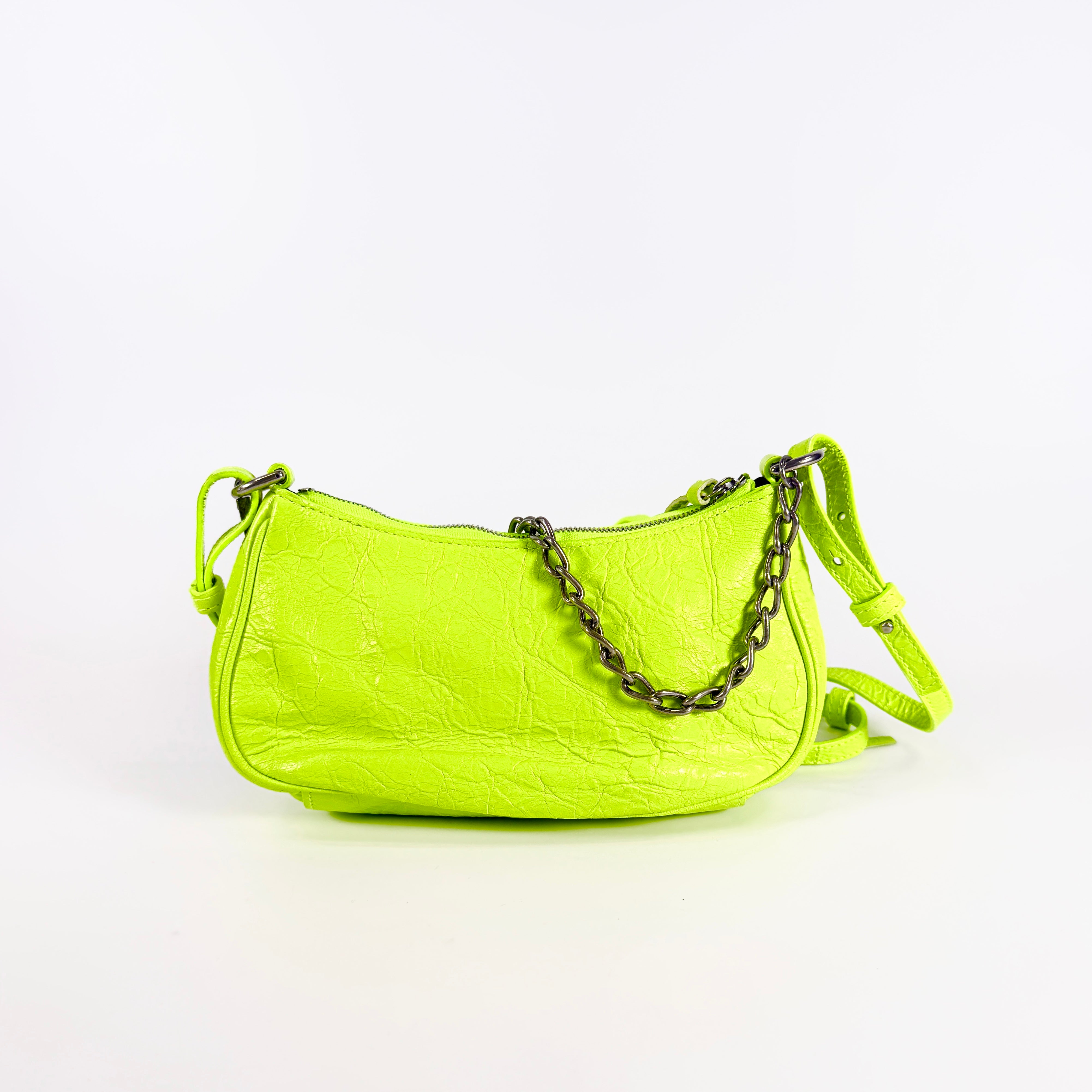 2607 secondhand BALENCIAGA basket Yellow