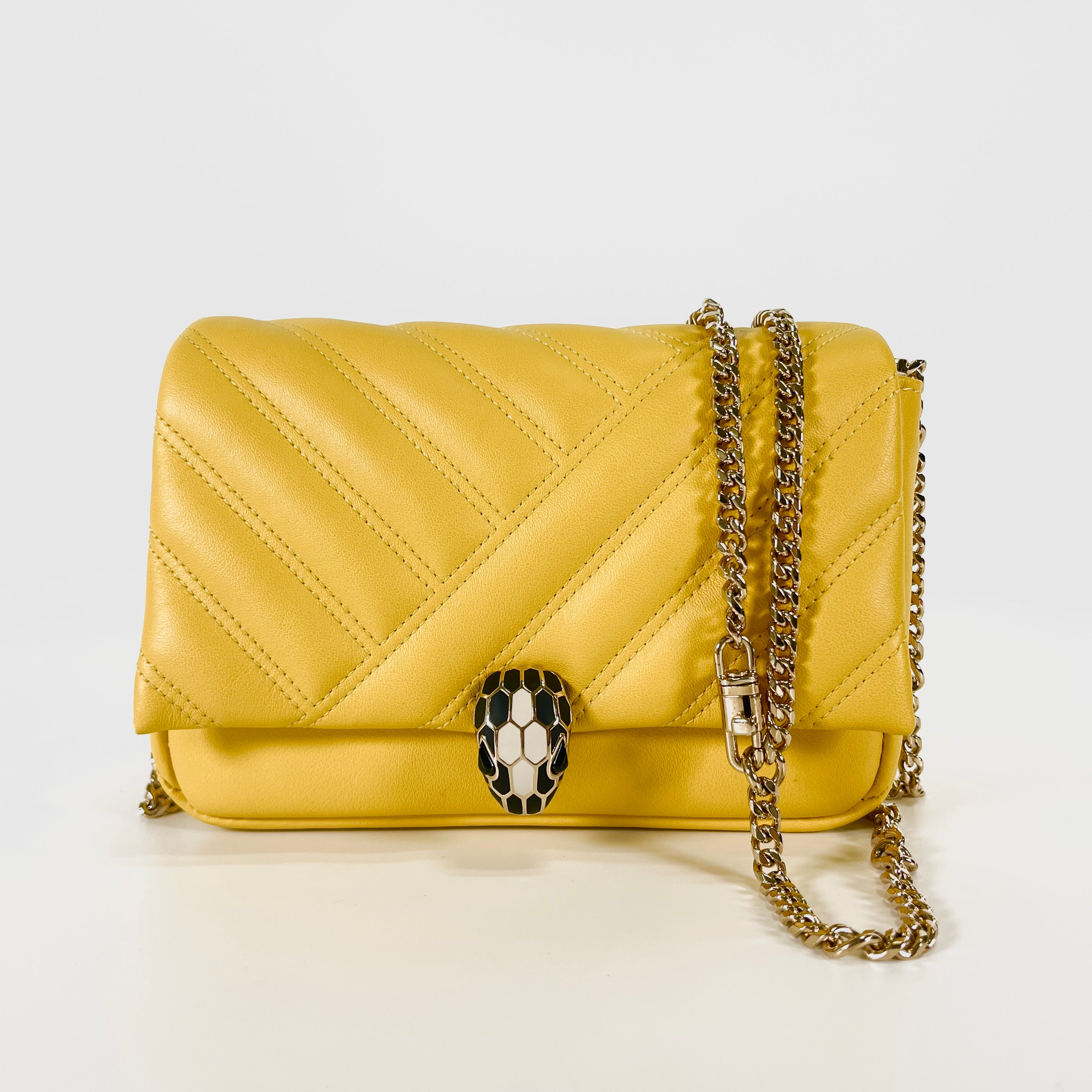 2604 secondhand BVLGARI Serpenti shoulder back Shoulder bag / Crossbody Bag
