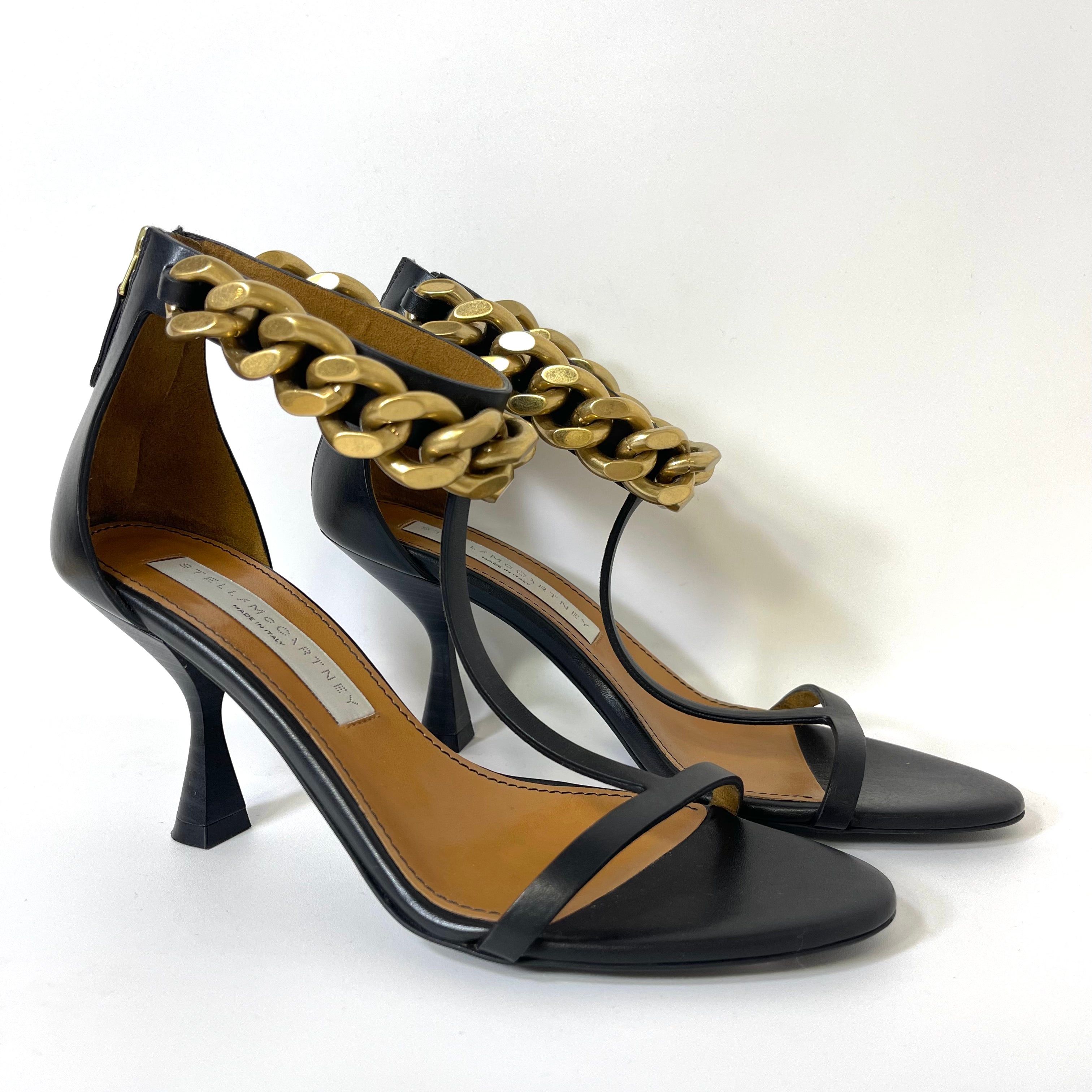 2511 Stella McCartney Calfskin Heel Black