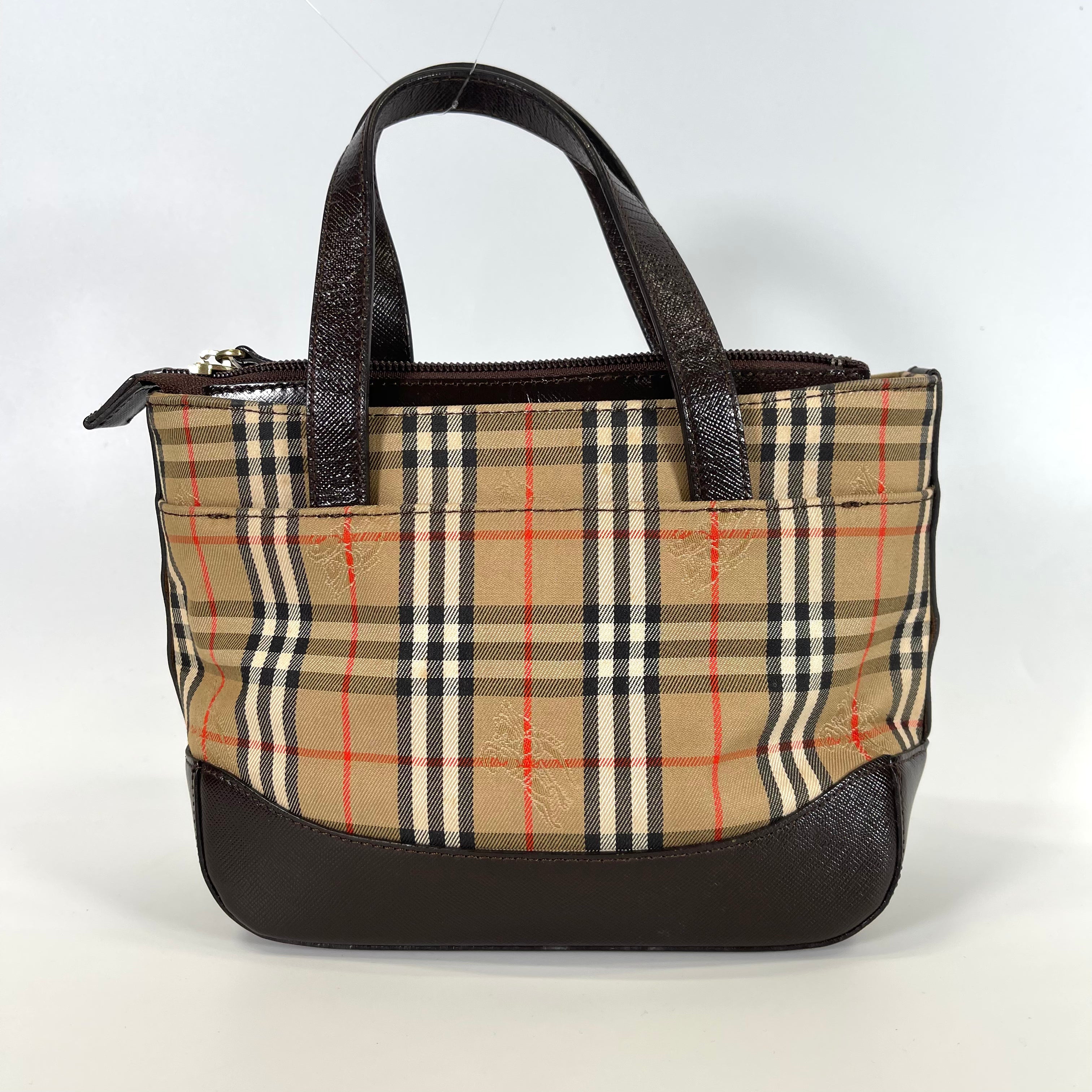 2511 BURBERRY check hand bag