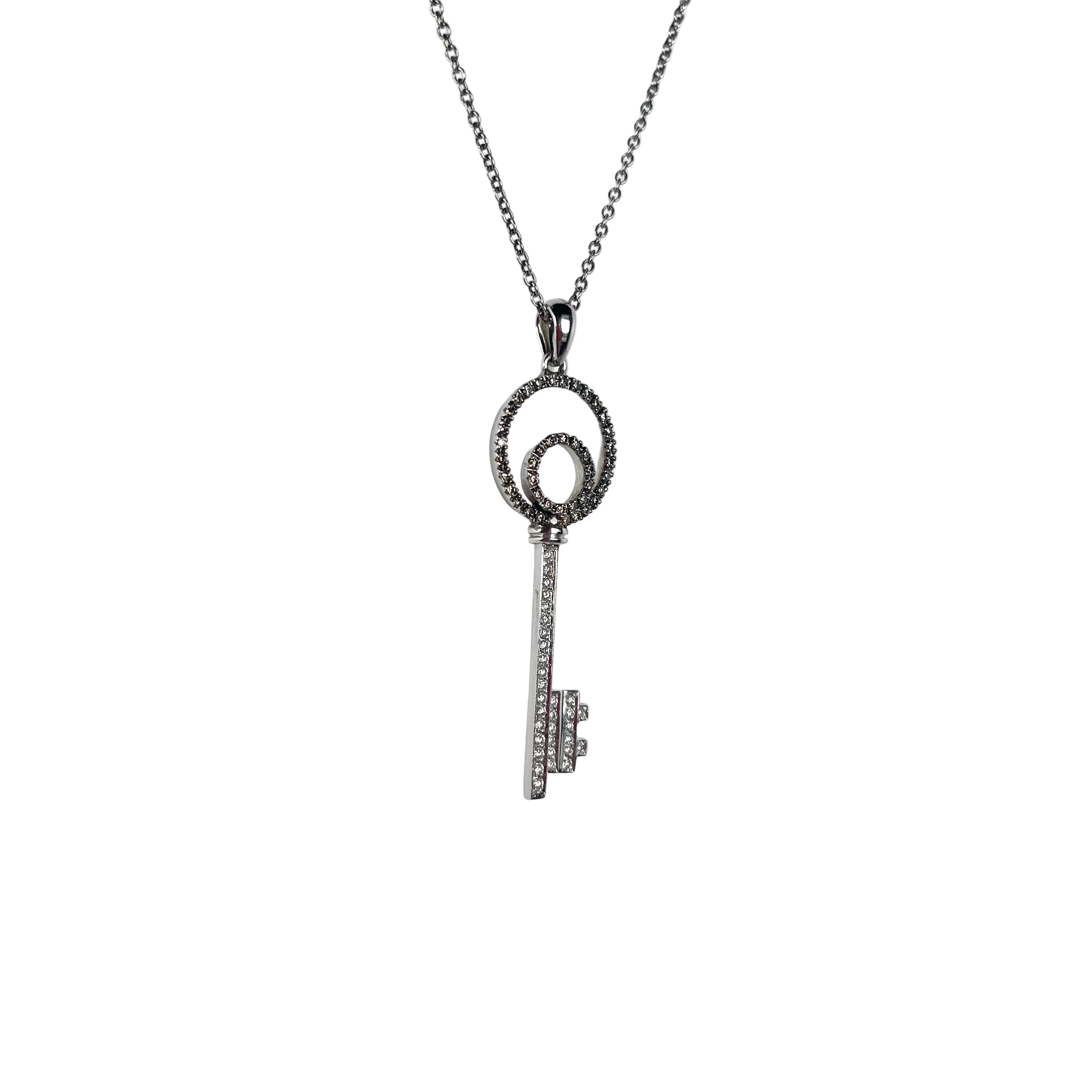 2511 Necklace 750 Diamond 0.6ct 7.3g