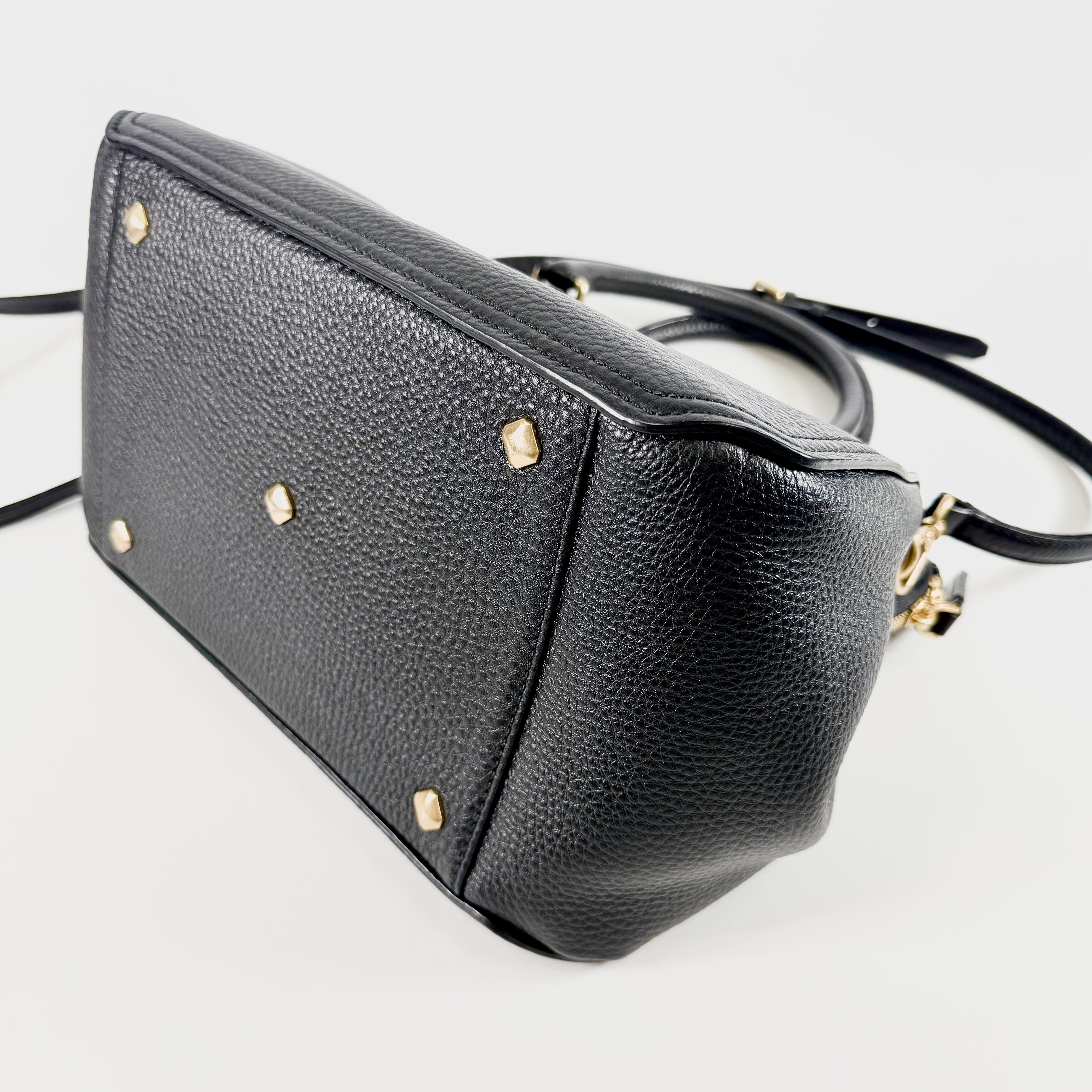 2608 secondhand MCM hand bag 2WAY hand bag black