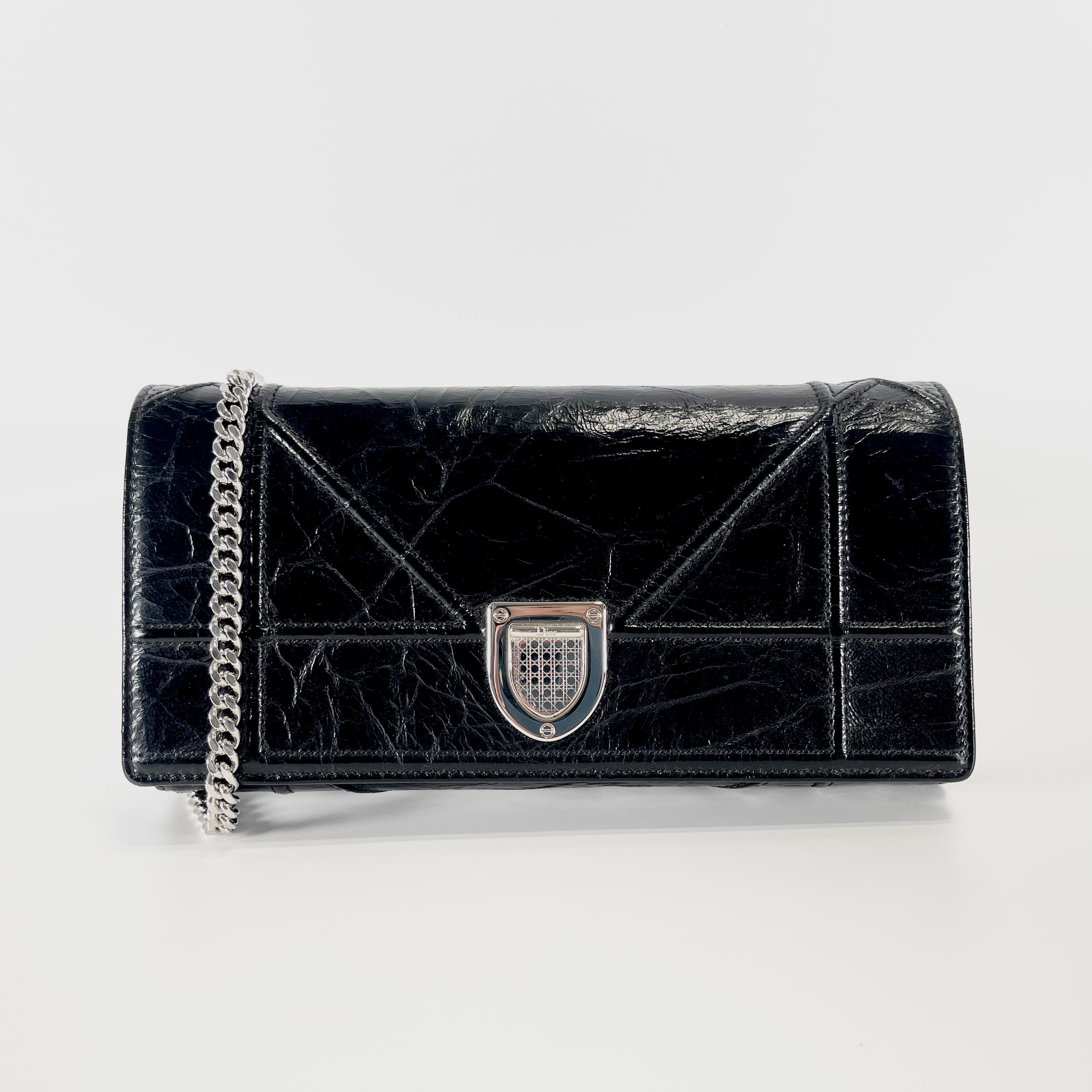 2605 secondhand CD Christian leather Wallet chain