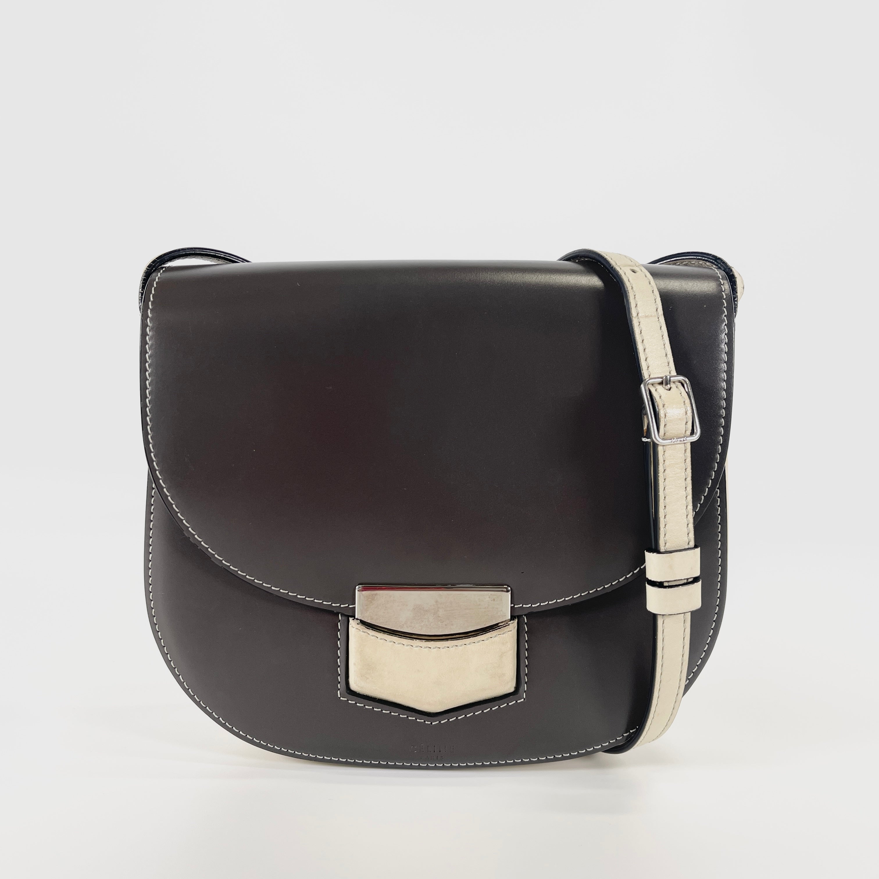 2604 secondhand CELINE brand bag Trotter Brown