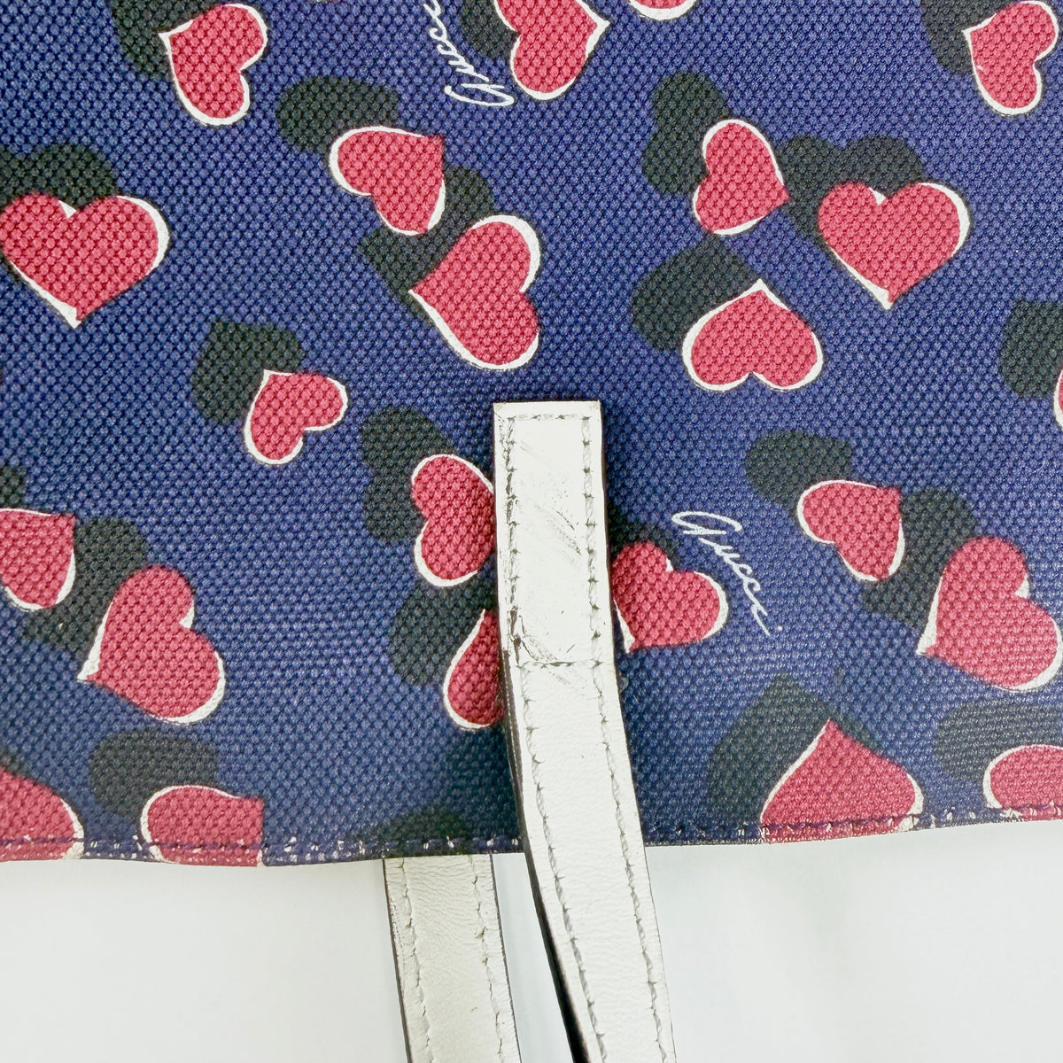 2607 secondhand GUCCI heart Tote Bag