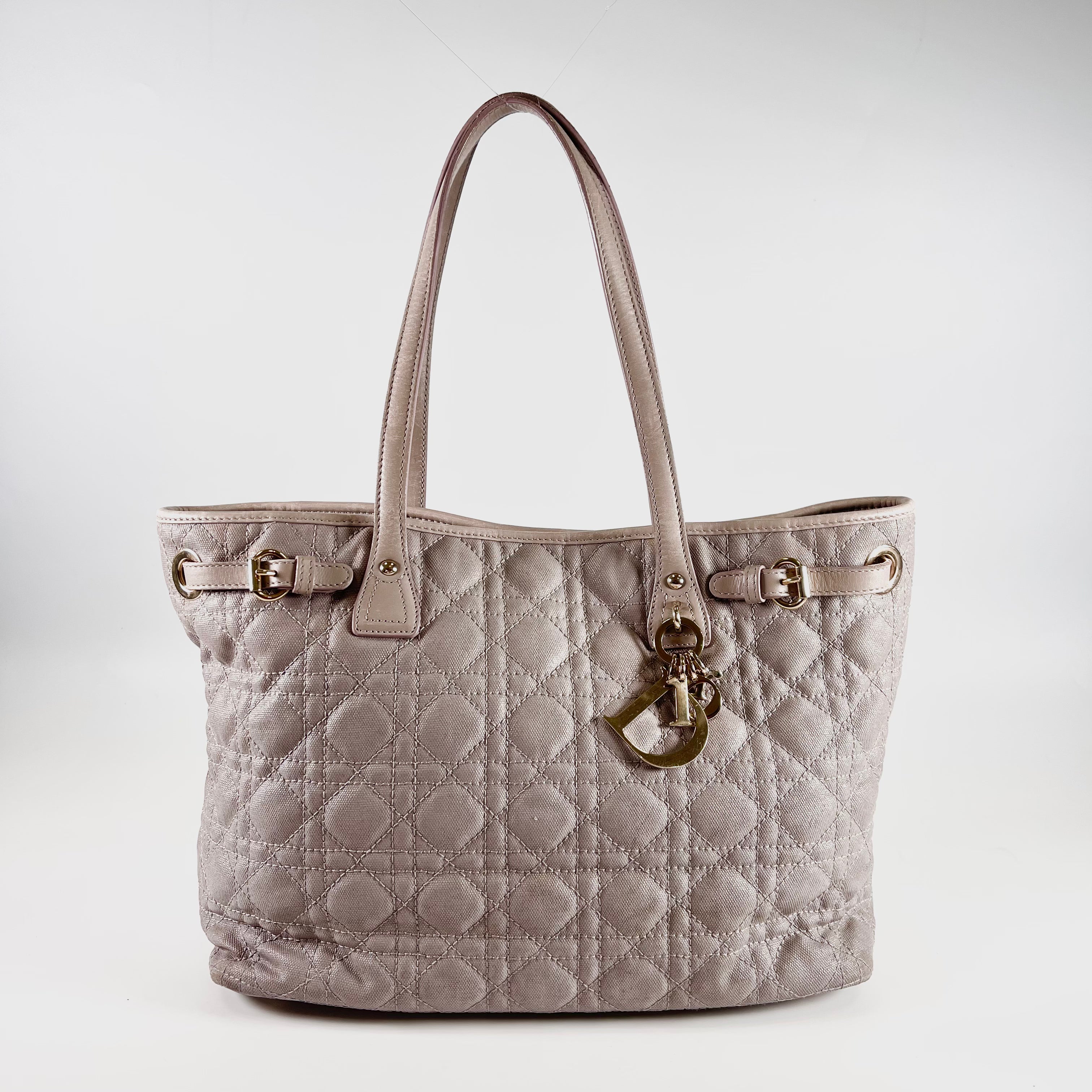 2602 secondhand CD Christian Panarea Cannage Tote Bag