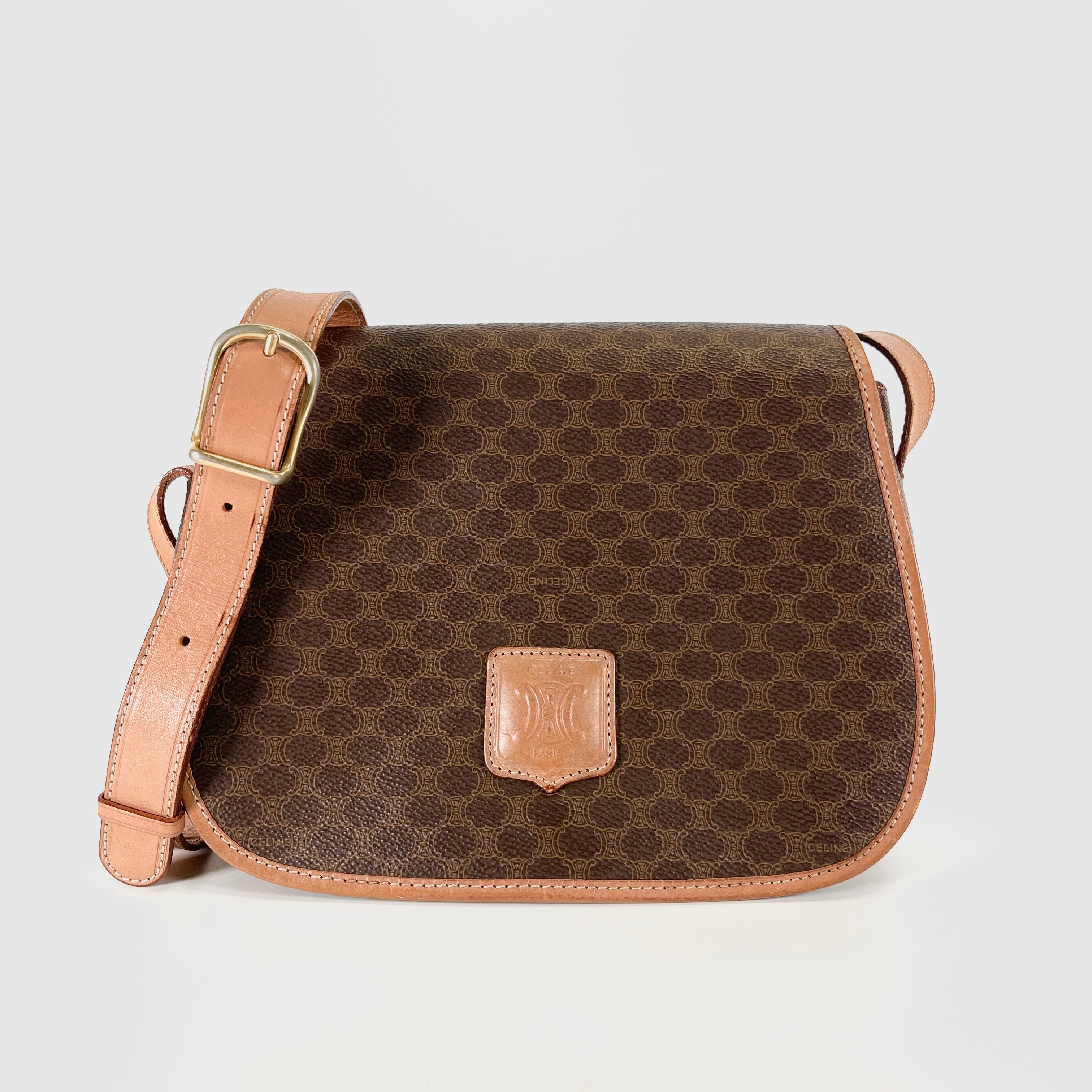 2605 secondhand CELINE Macadam Shoulder bag