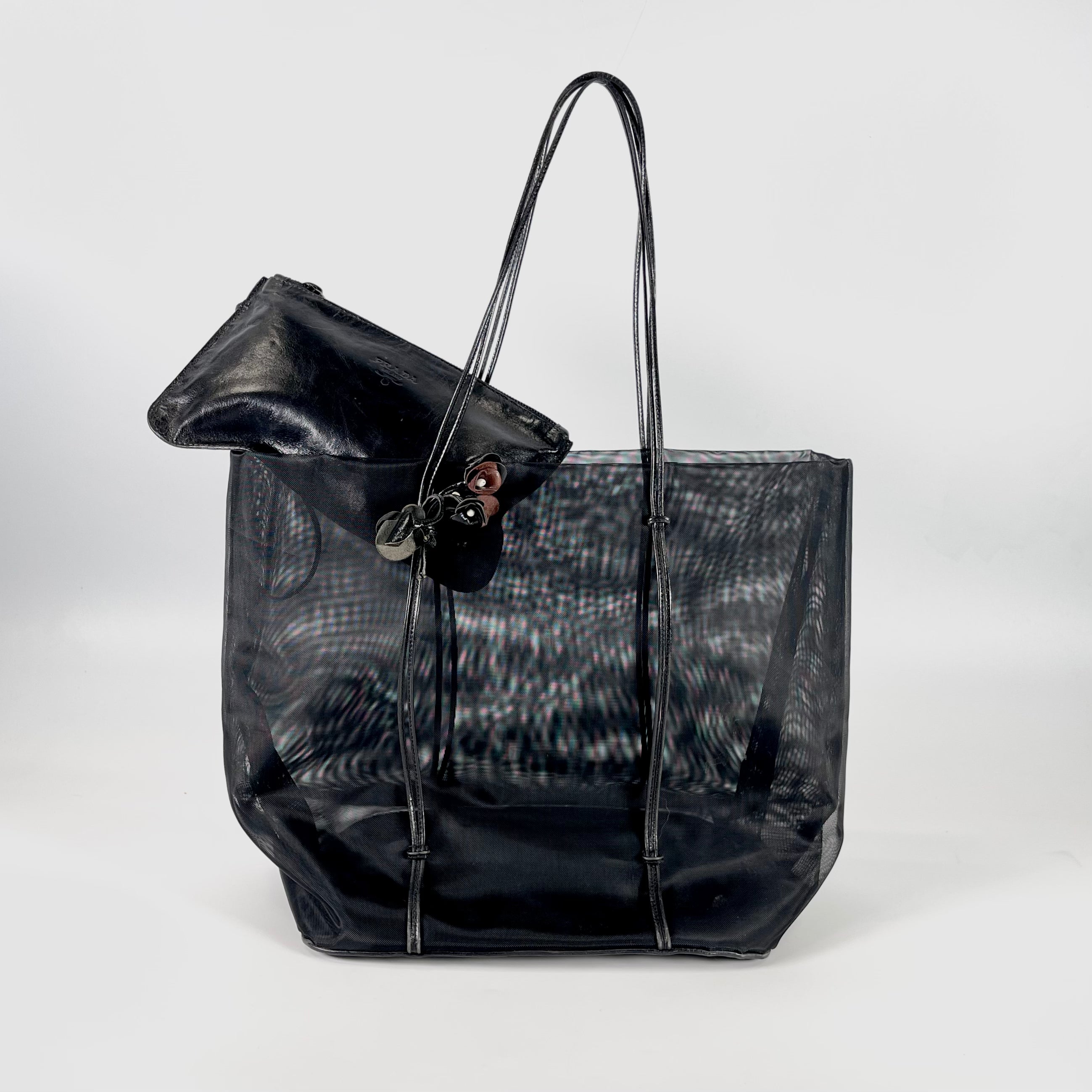 2511 PRADA mesh hand bag
