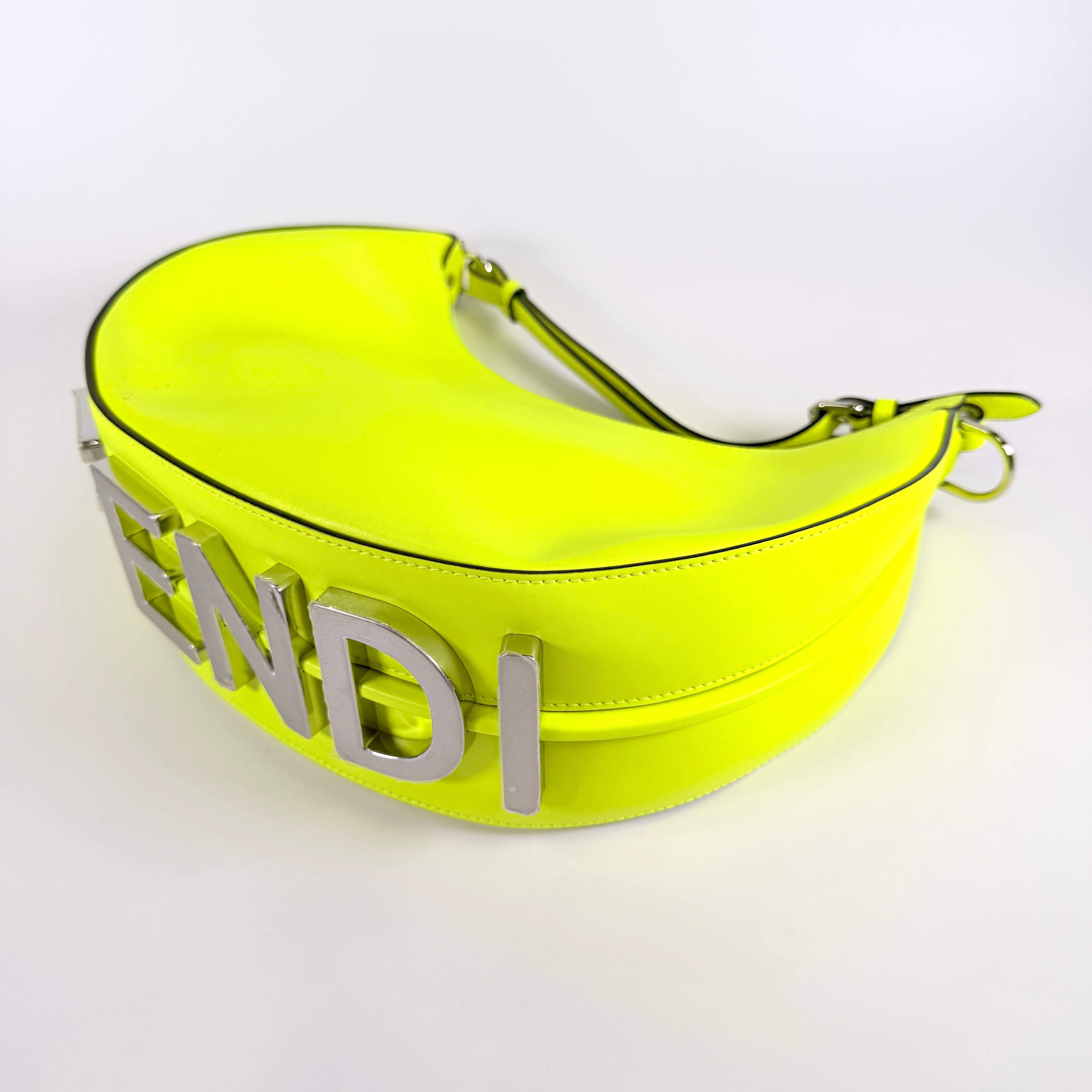 2608 secondhand FENDI Graphy Yellow