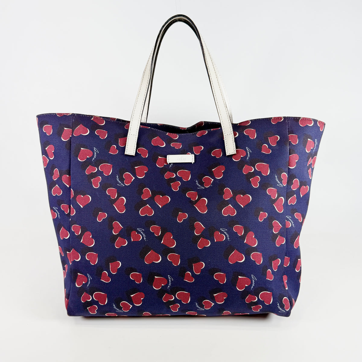 2607 secondhand GUCCI heart Tote Bag