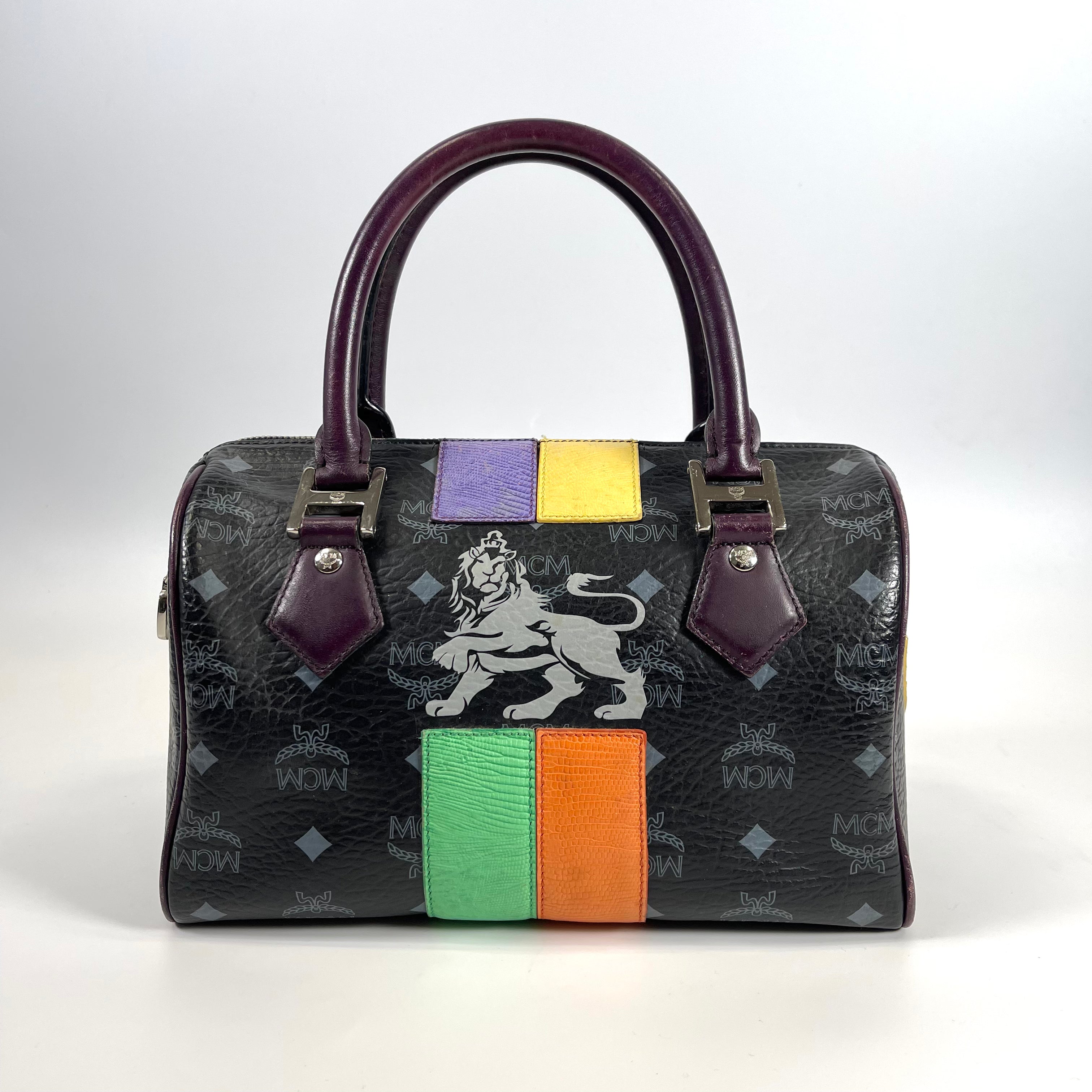 2512 secondhand MCM hand bag Io Pattern Visetos