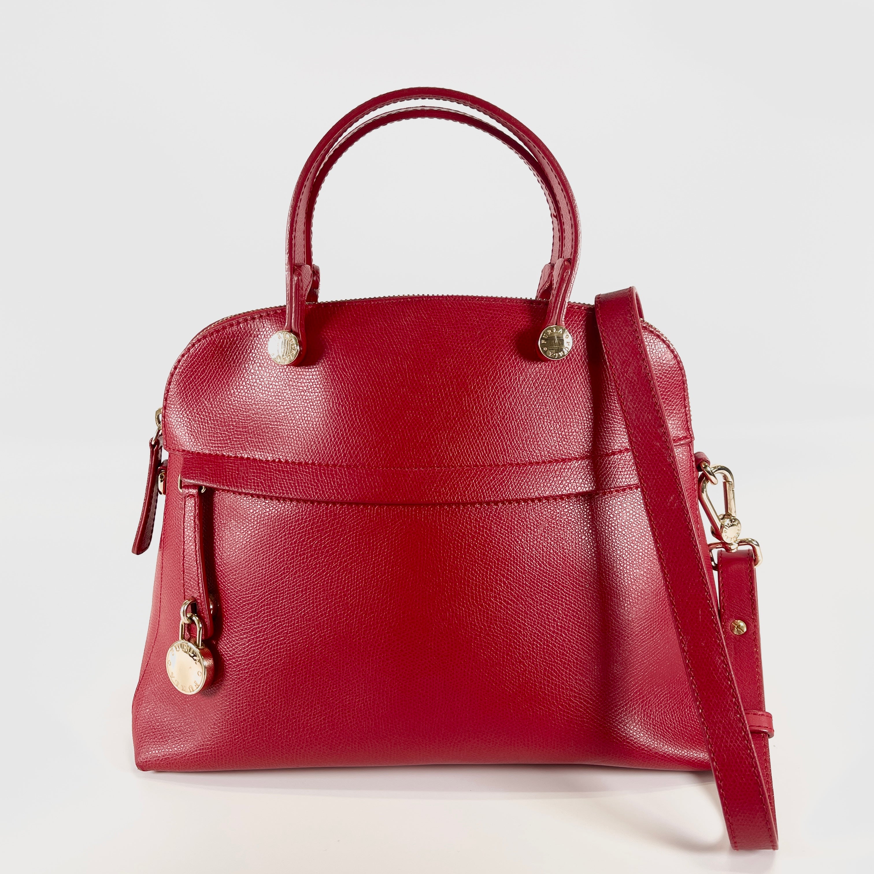 2604 secondhand FRURA brand bag hand Red