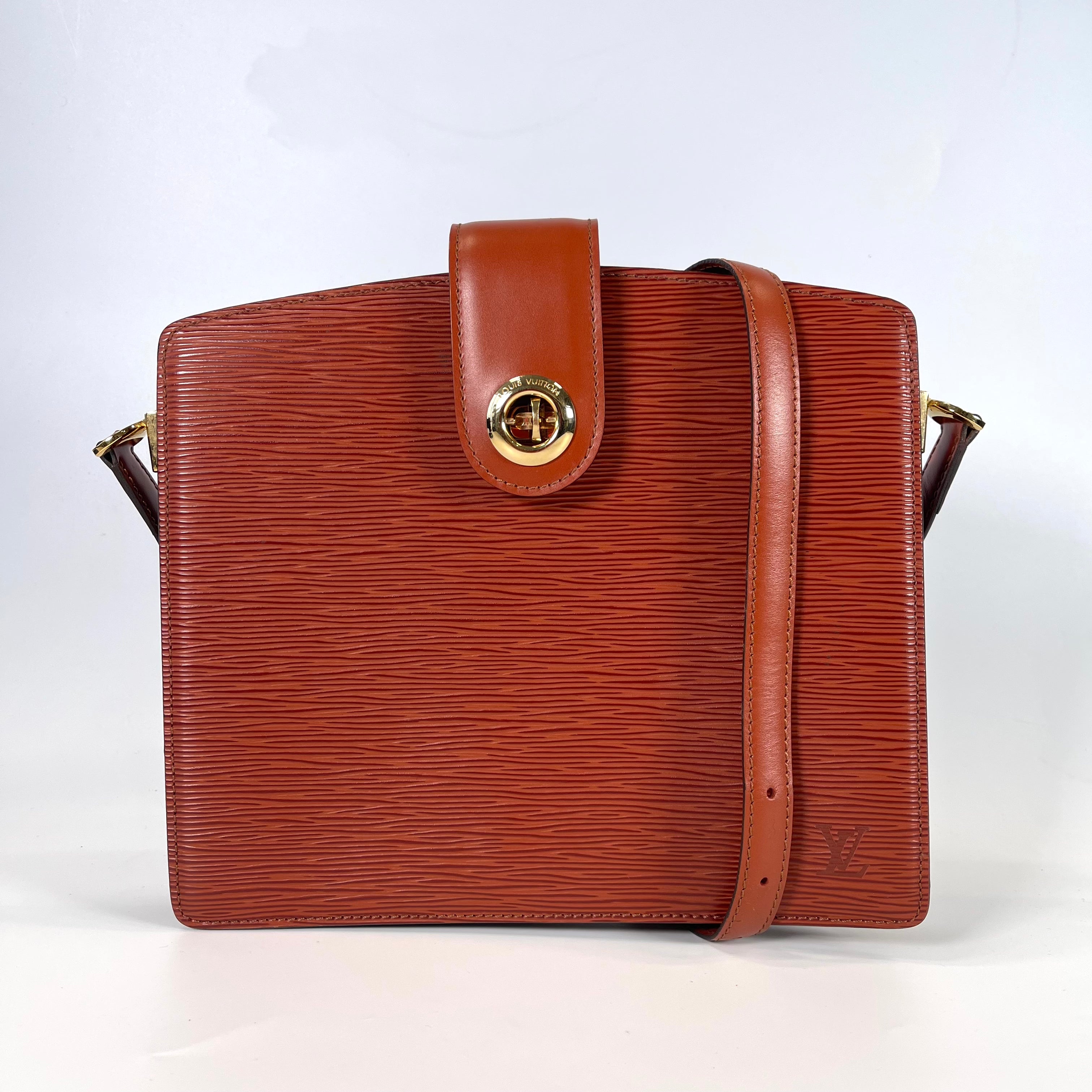 2509 LOUIS_VUITTON Epi Capuchin Kenya Brown Bag/Accessories