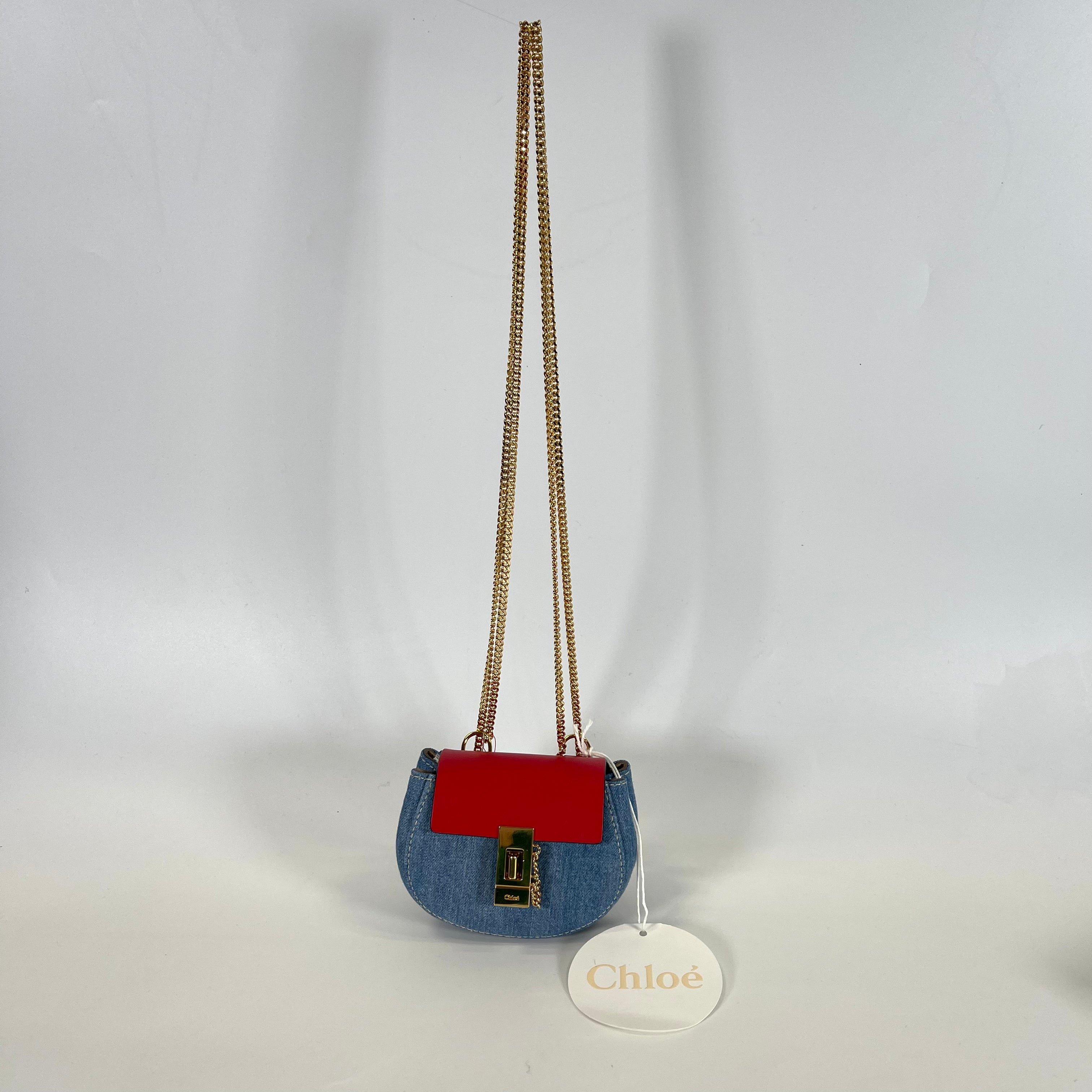 2512 secondhand Chloe Drew mini denim
