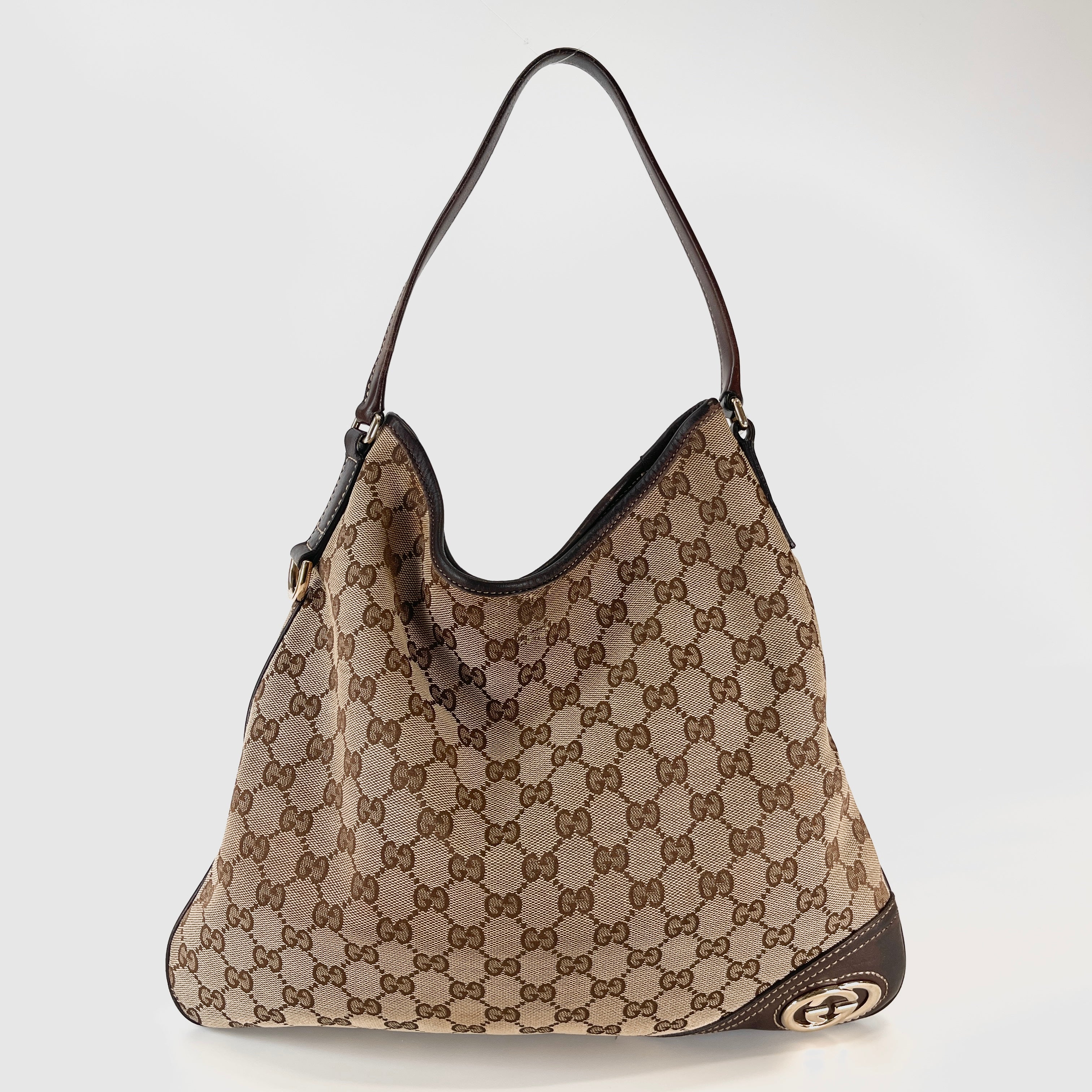 2604 secondhand GUCCI 169947 GG canvas New Britt Shoulder bag / Crossbody Bag