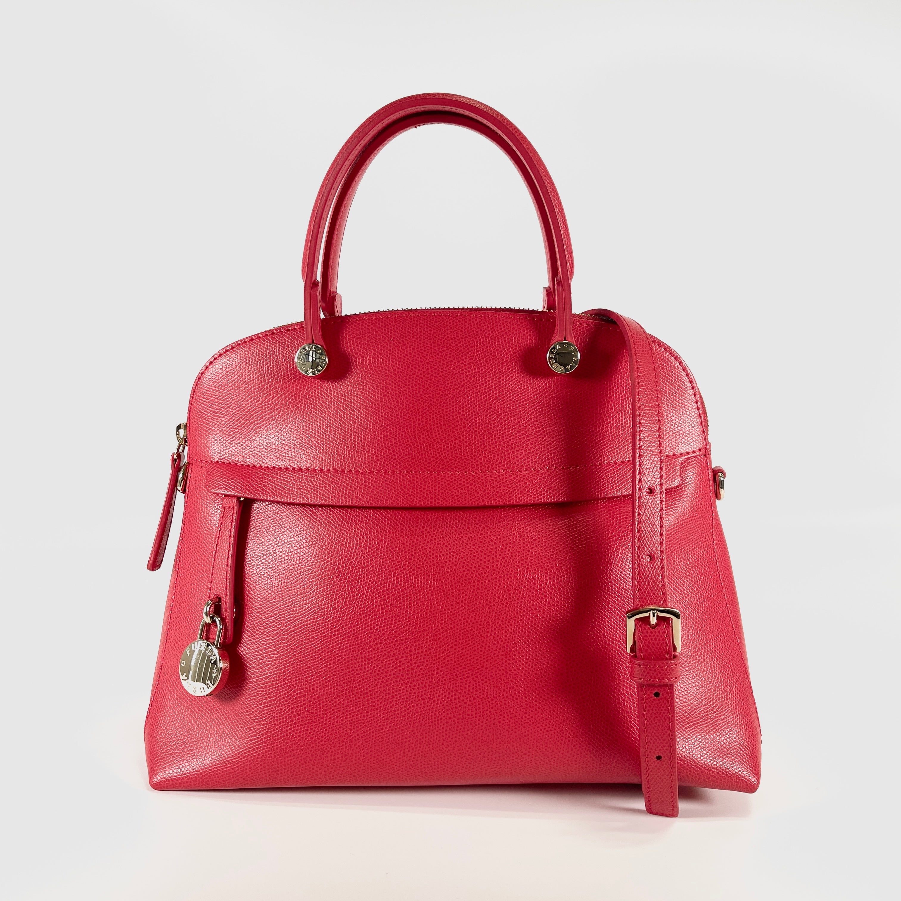 2604 secondhand FRURA brand bag hand Red